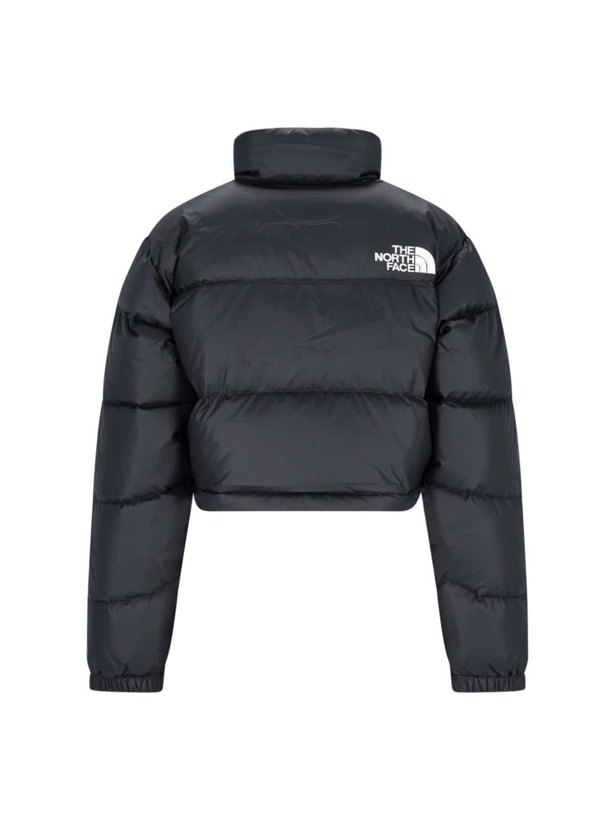 Shop The North Face Nuptse Short Down Jacket In Black