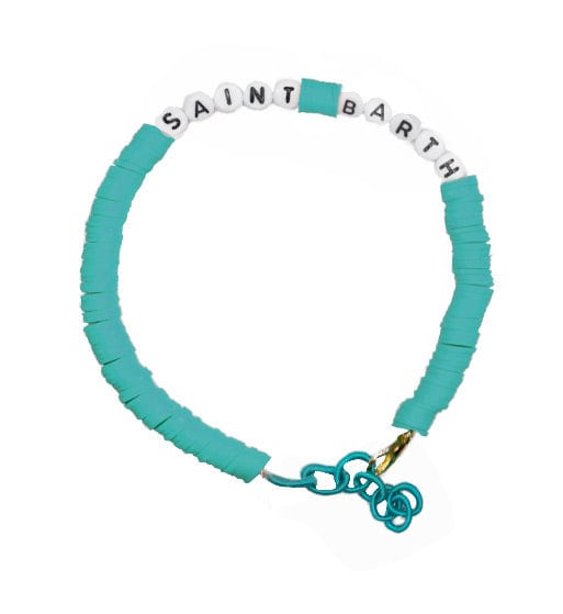 Mc2 Saint Barth Saint Barth Anklet My Chalom Special Edition In Green