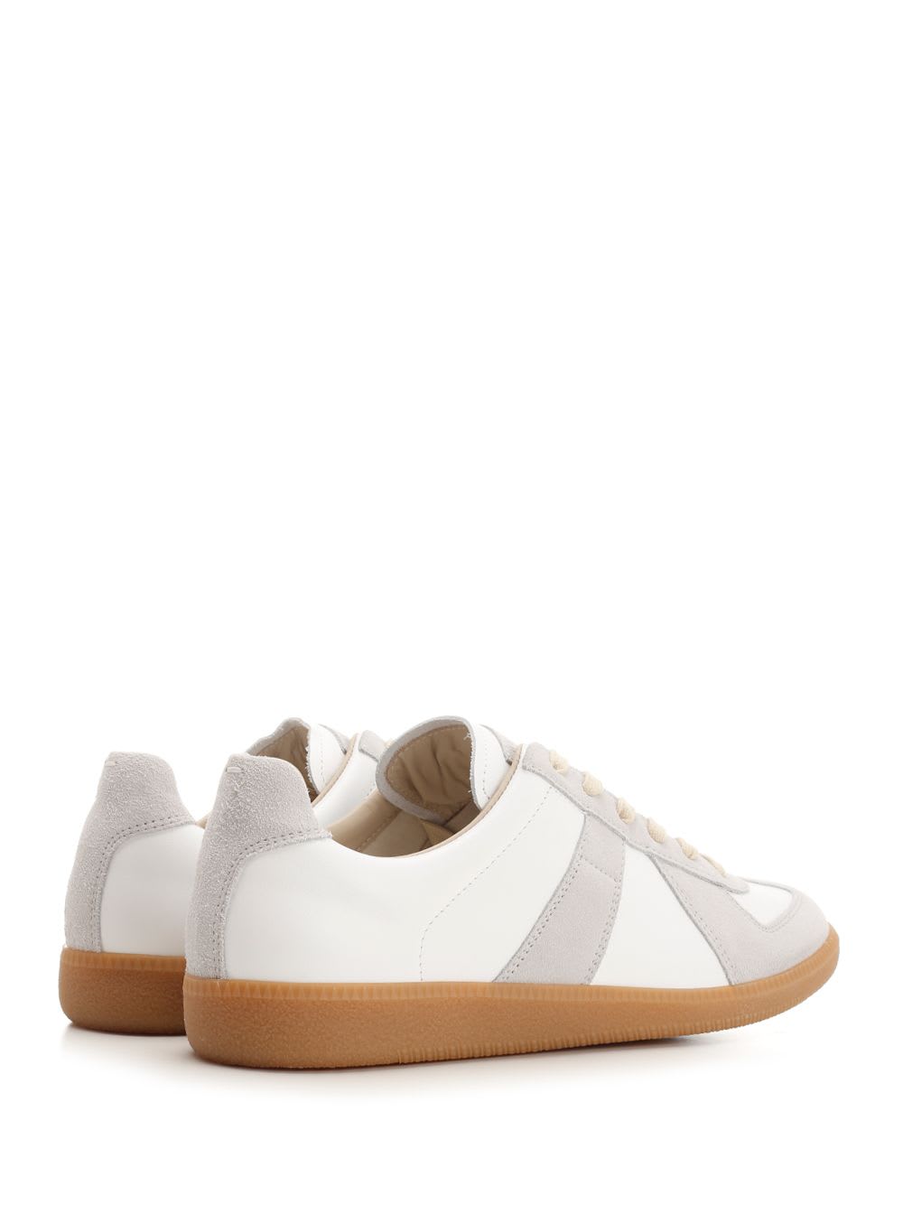 Shop Maison Margiela Replica Sneakers In White