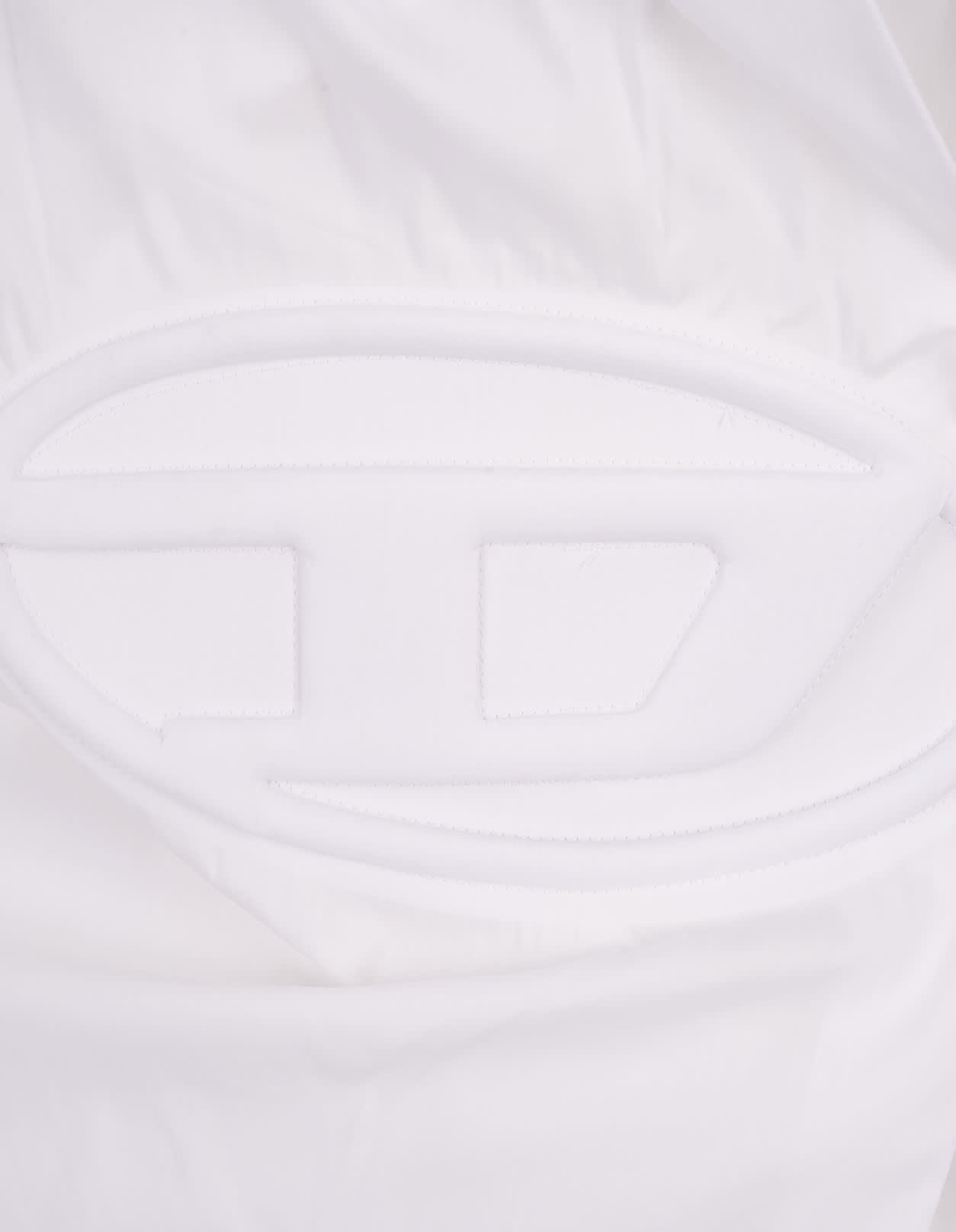 Shop Diesel White C-siz-n1 Shirt
