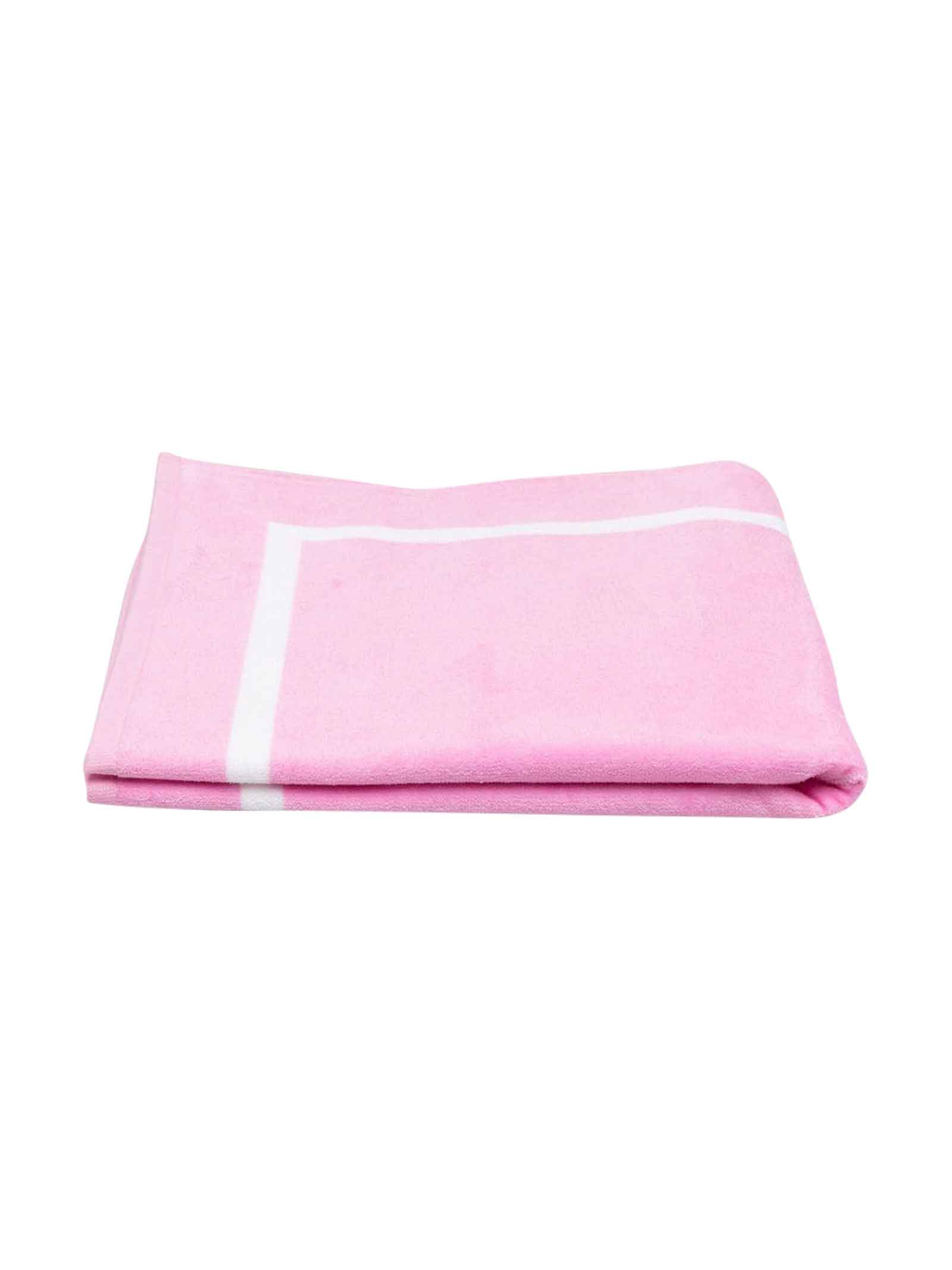 Moschino Pink Beach Towel Unisex