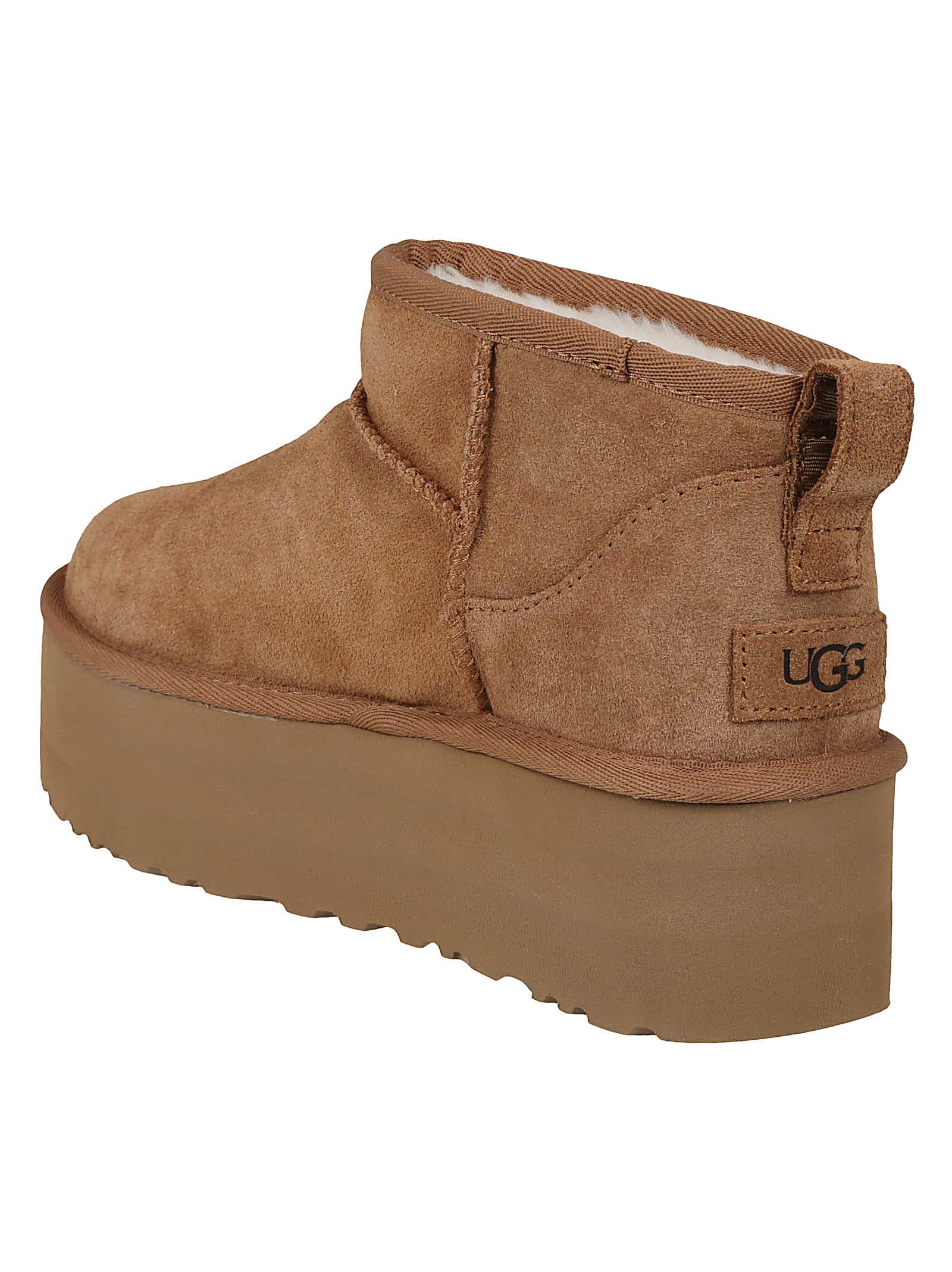 Ugg Low-cut Australian Merino Sheepskin Boots In Brown
