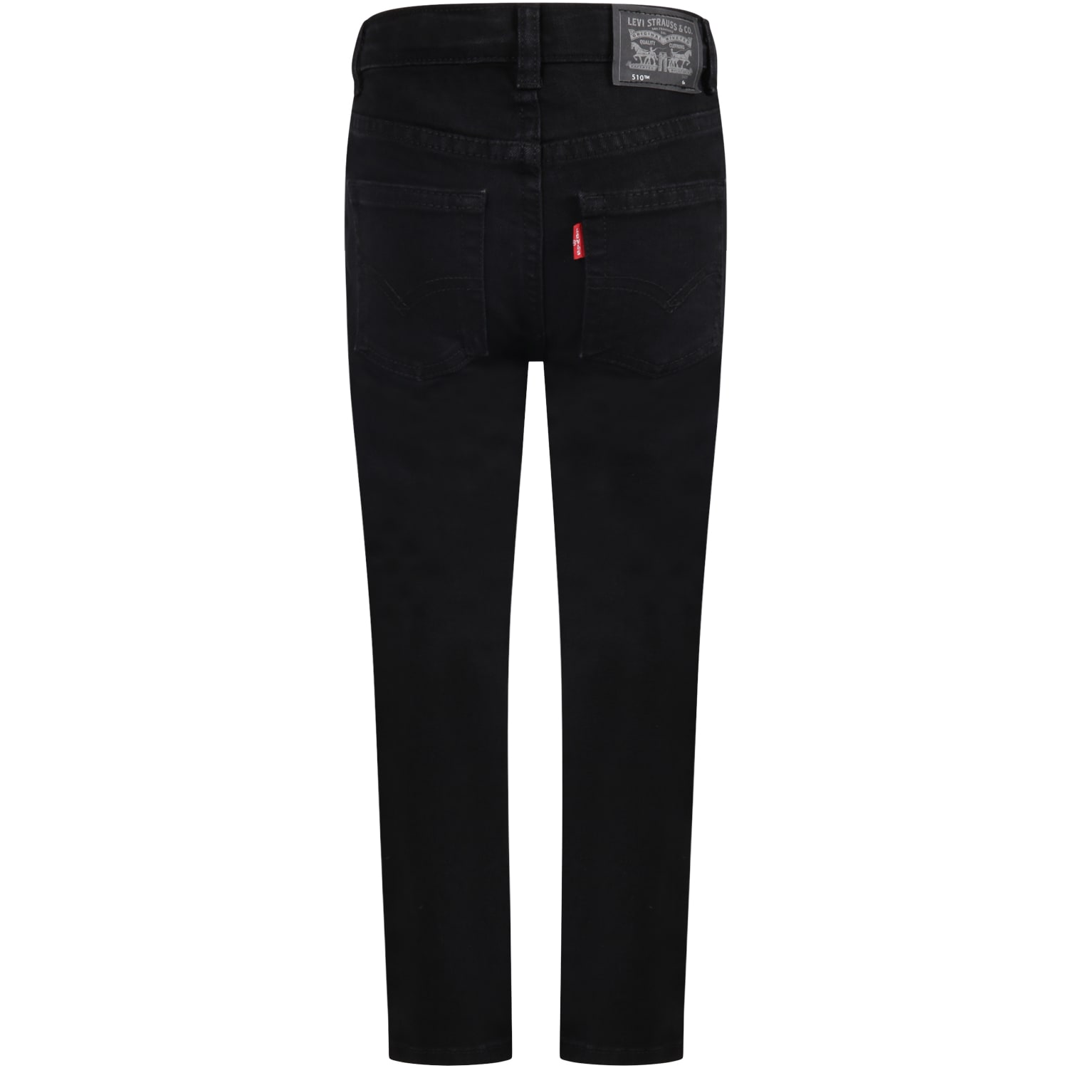 Levi's Black 510 Jeans For Boy In Black