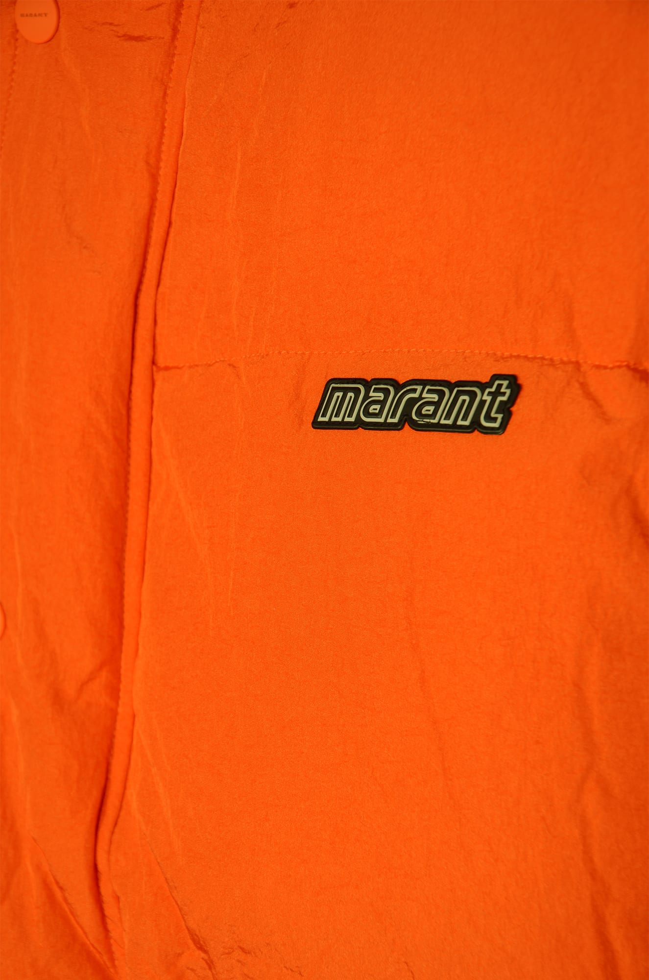 Shop Isabel Marant Dynamo Padded Jacket In Orange