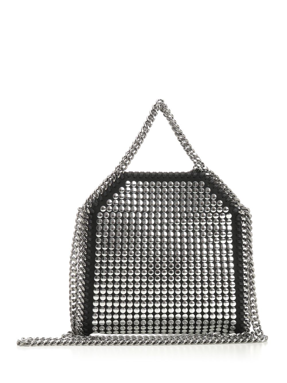 Stella Mccartney Falabella Tiny Tote Bag In Black
