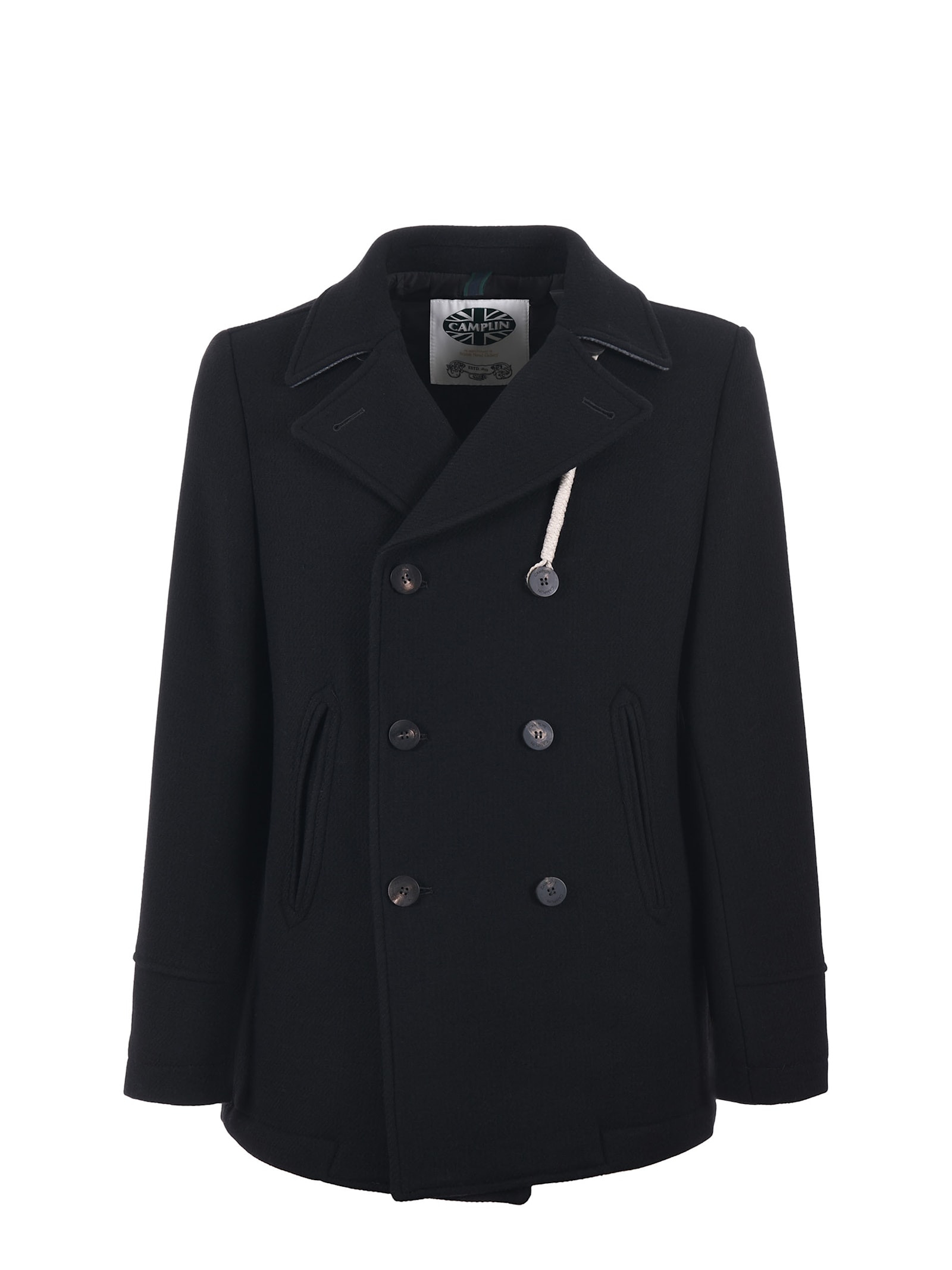 CAMPLIN CAMPLIN PEACOAT IN WOOL BLEND 