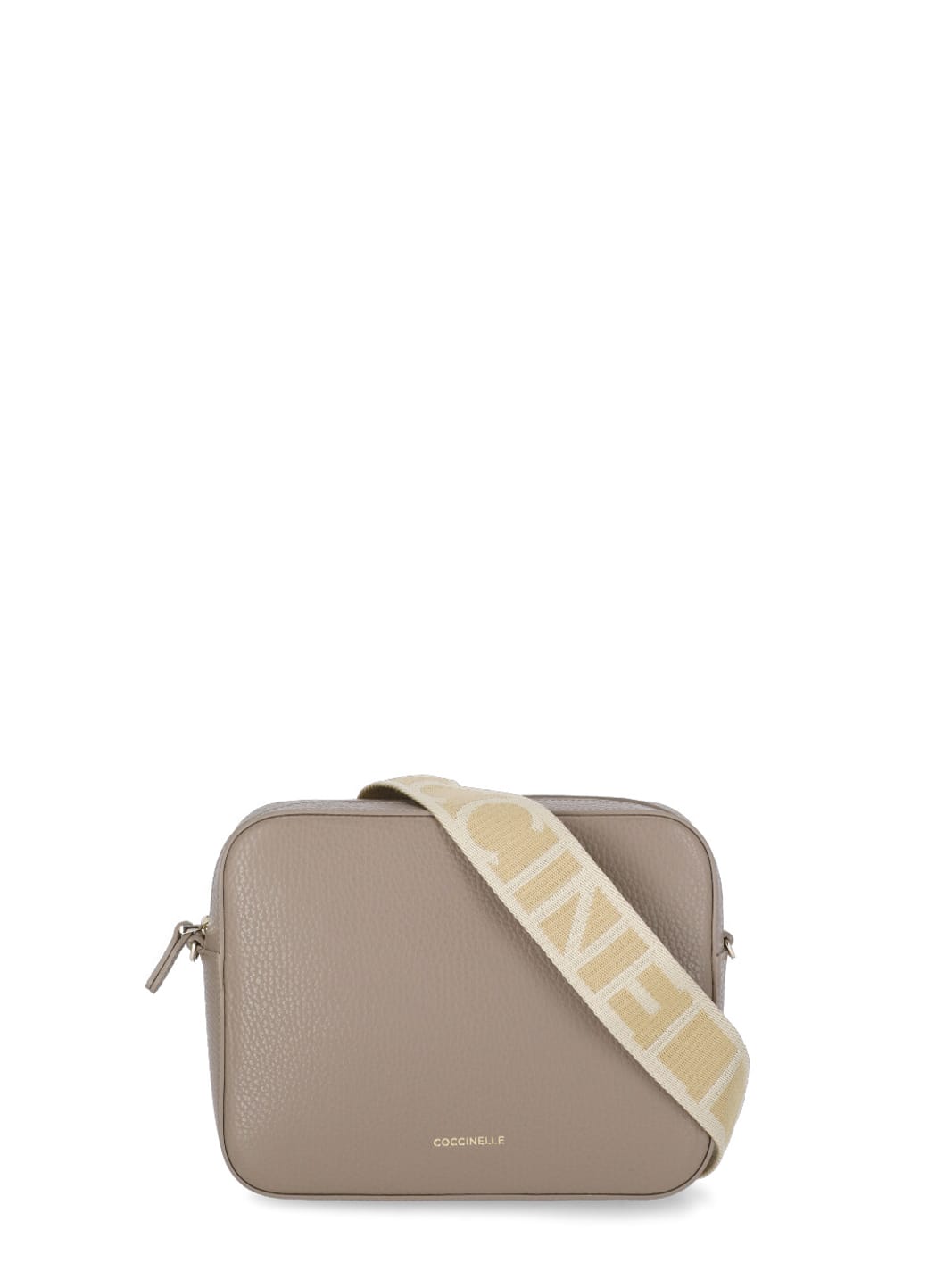 Shop Coccinelle Tebe Bag In Beige