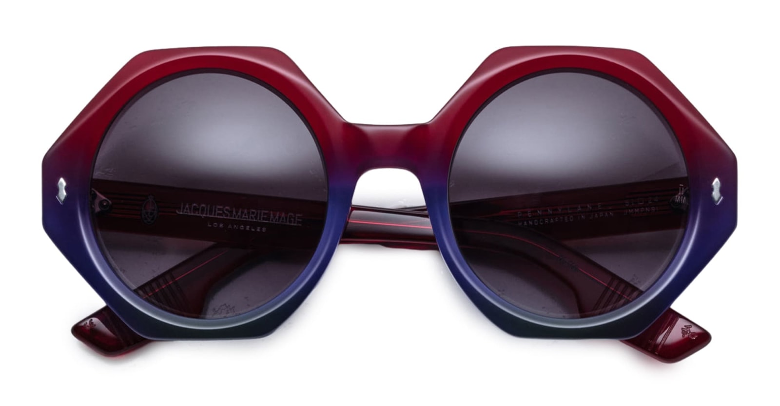 Shop Jacques Marie Mage Pennylane - Vesper Sunglasses In Red
