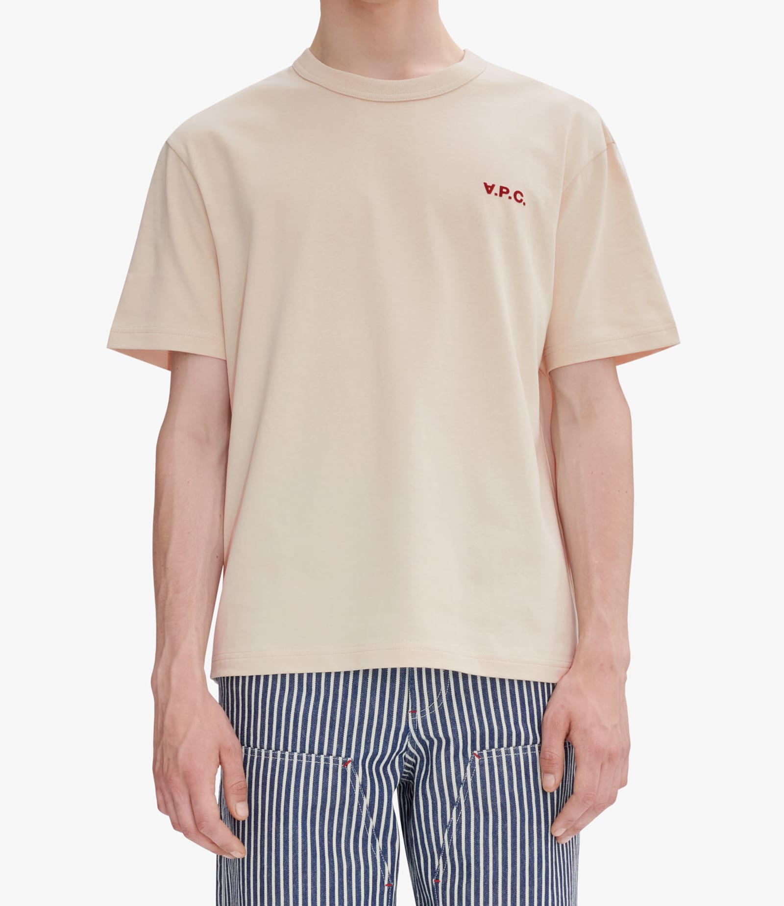 Apc T-shirt Boxy Petit Vpc In Blg Mastic Rouge