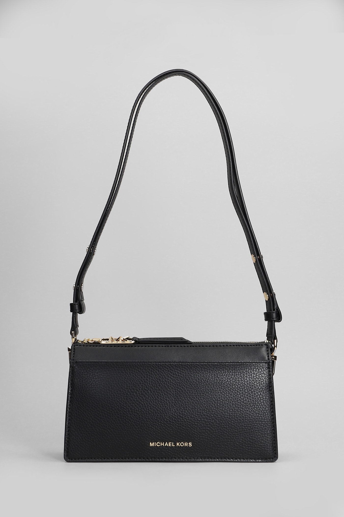 Empire Shoulder Bag In Black Leather