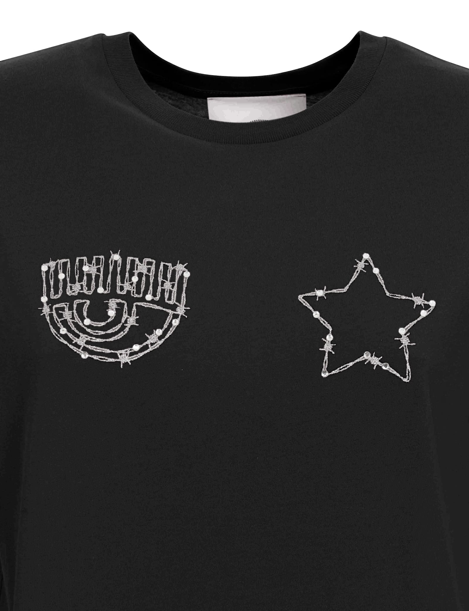 Chiara Ferragni Cotton T-shirt In Black
