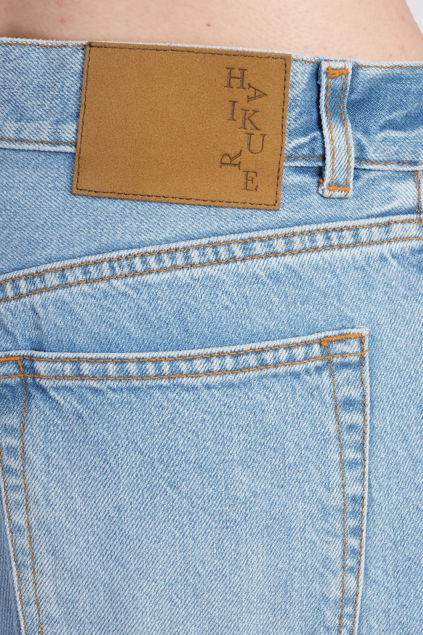 Haikure Womens Lagoon Wash Peace Lagoon Wide-leg Denim Jeans In Blue