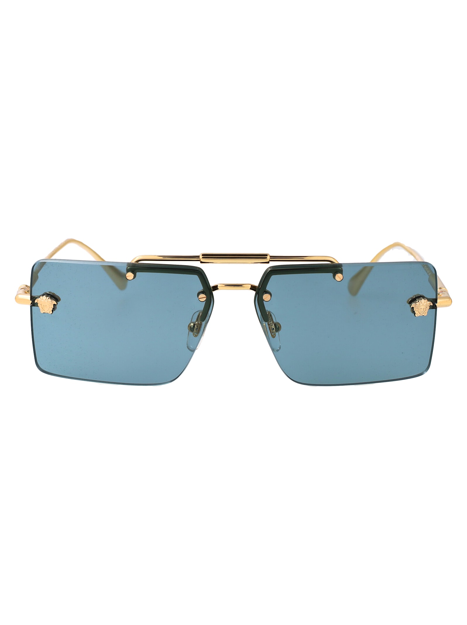 Shop Versace 0ve2245 Sunglasses In Gold