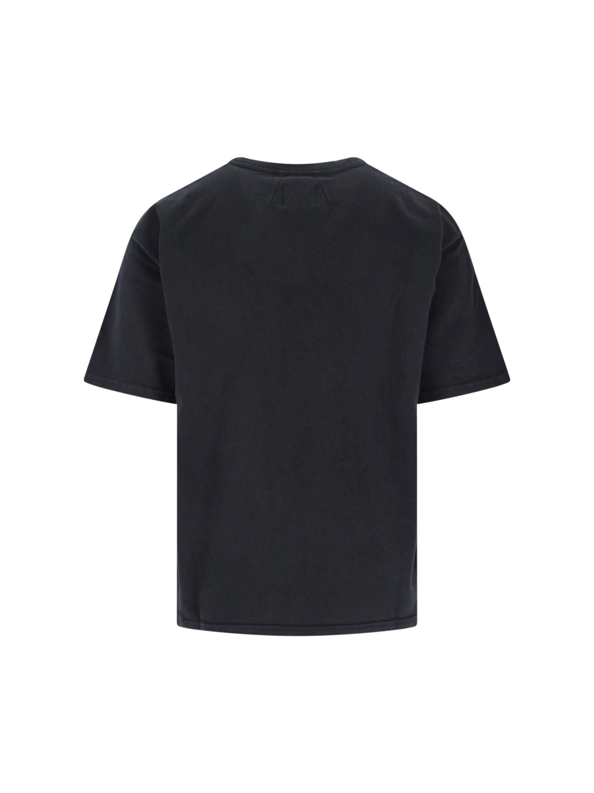 Rhude Crew Neck Short Sleeve Graphic Print T-shirt In Black