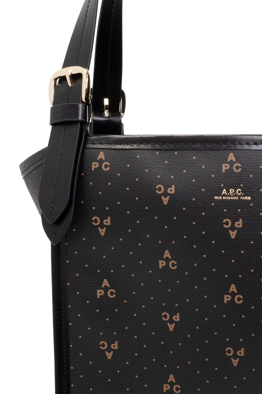 Shop Apc Poppy Small Tote Bag In Black