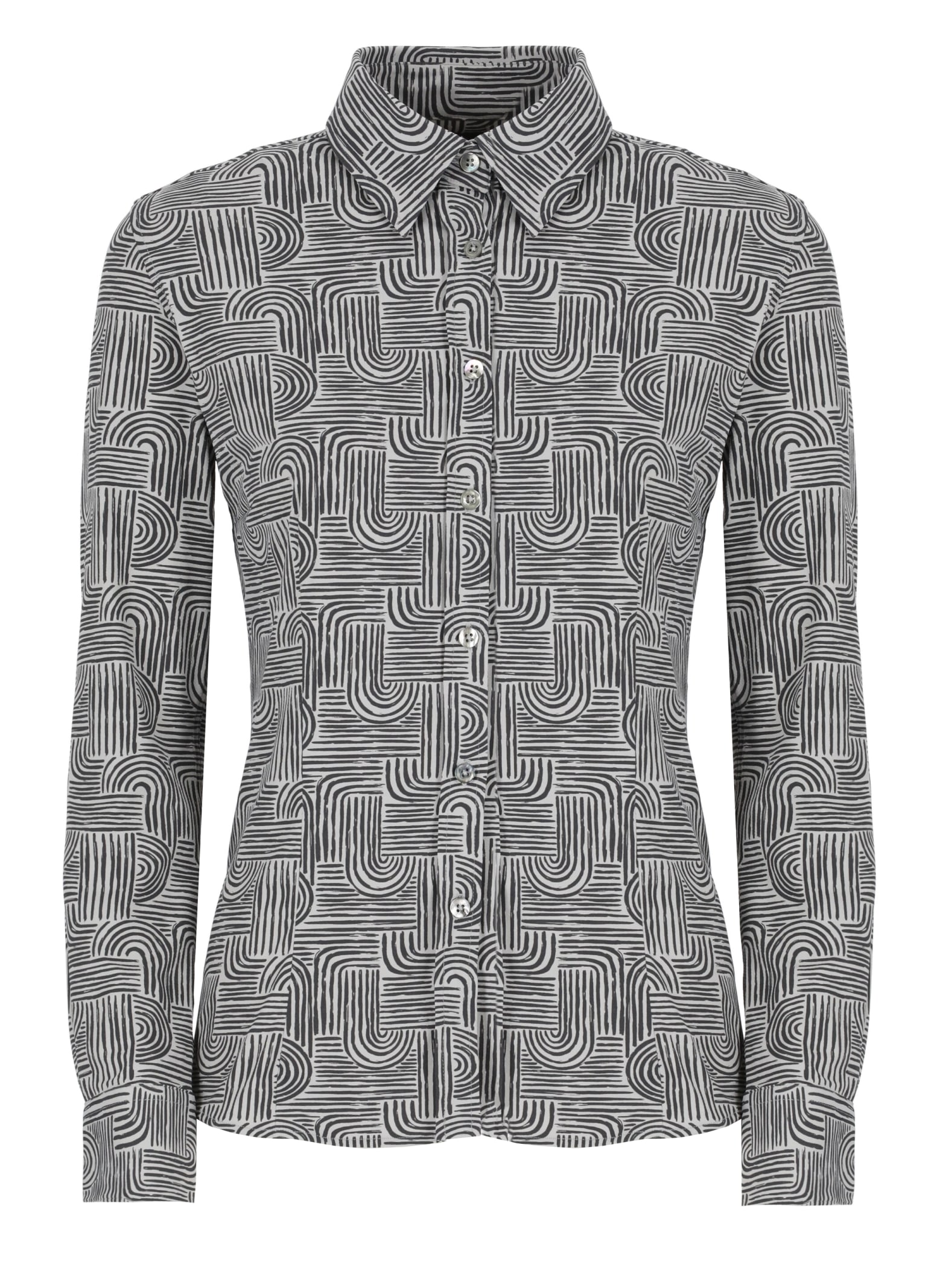 Shop Rrd - Roberto Ricci Design Hand Wom Shirt In Grigio Chiaro