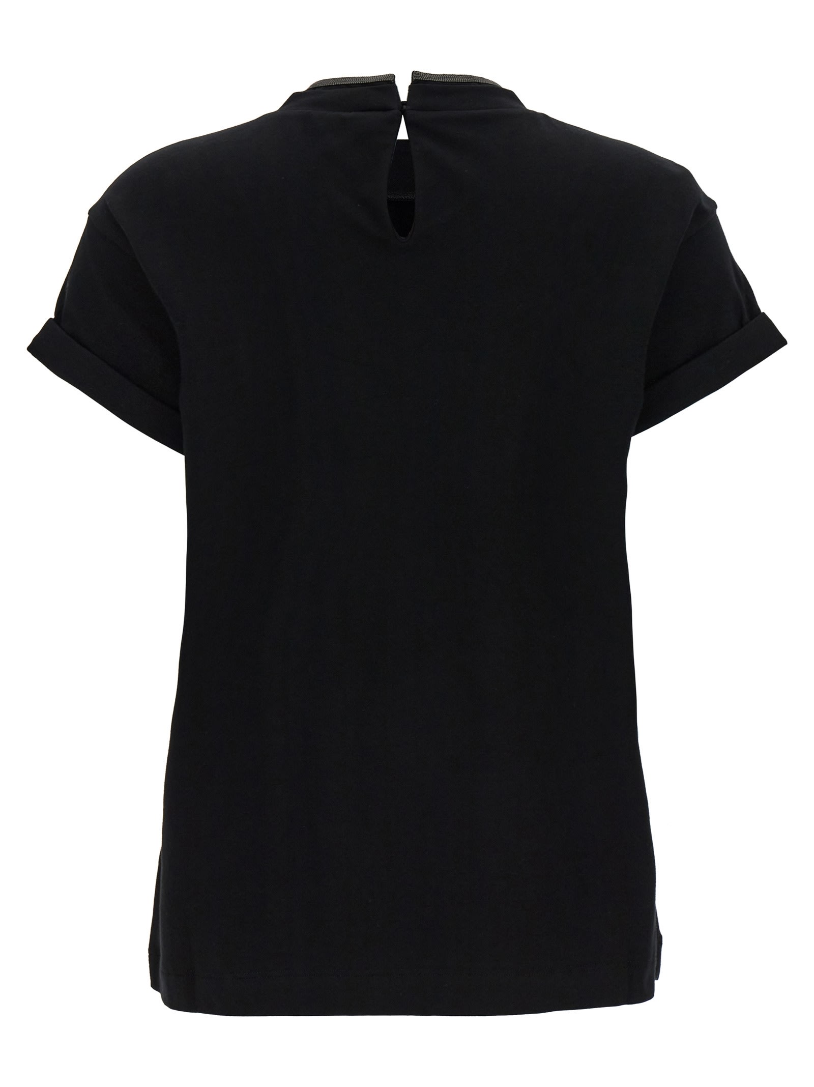 Shop Brunello Cucinelli Monile T-shirt In Black