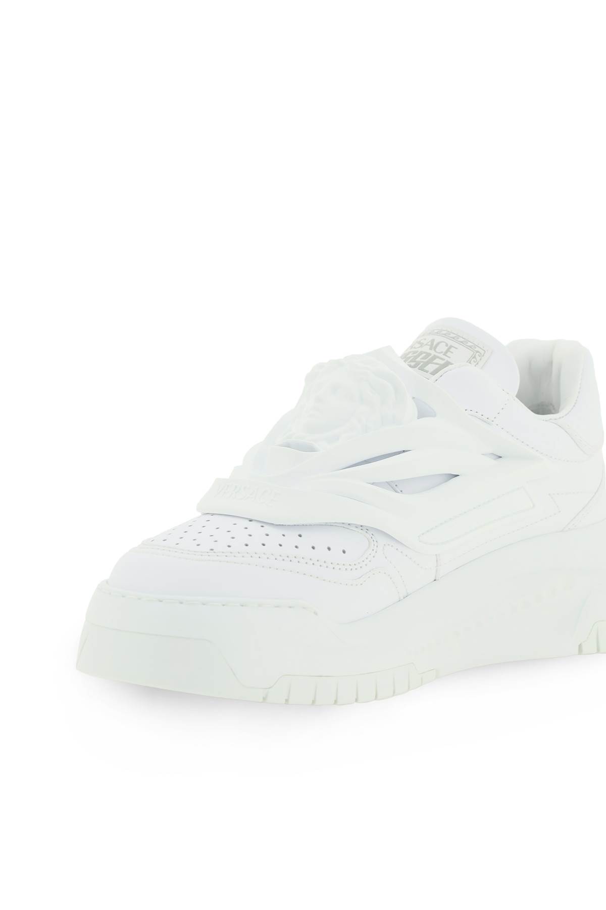 Shop Versace Odissea Sneakers In White (white)