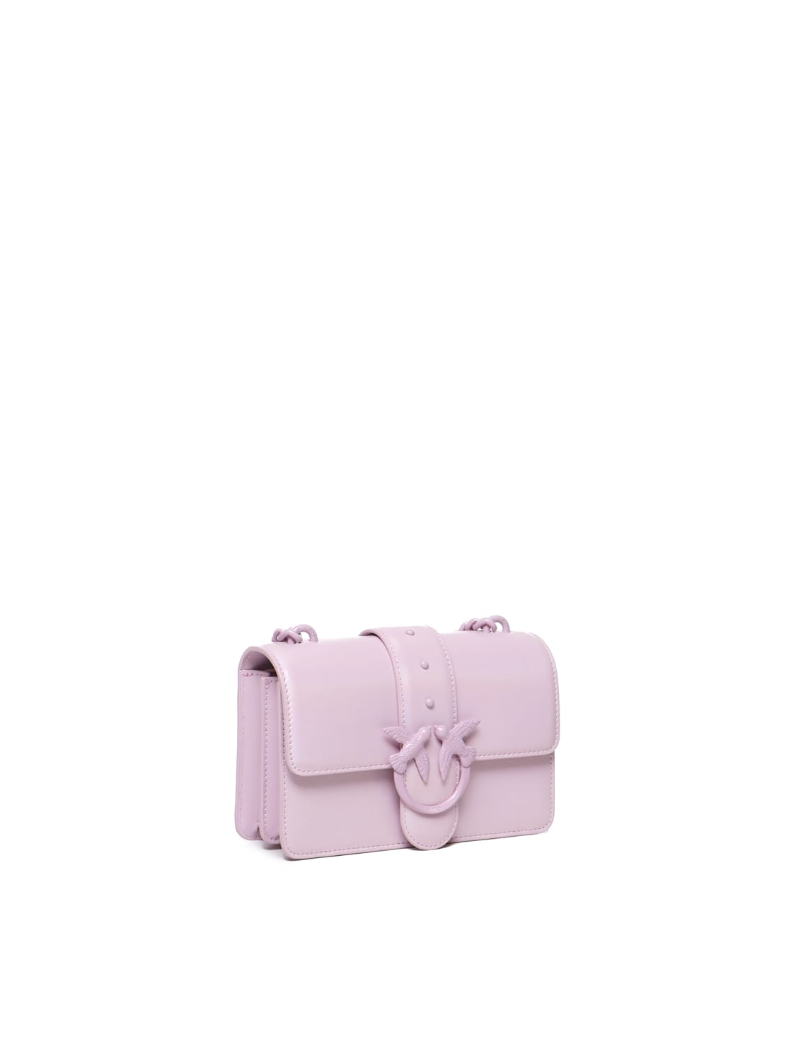 Shop Pinko Mini Love Bag One Simply In Lilla-block Color