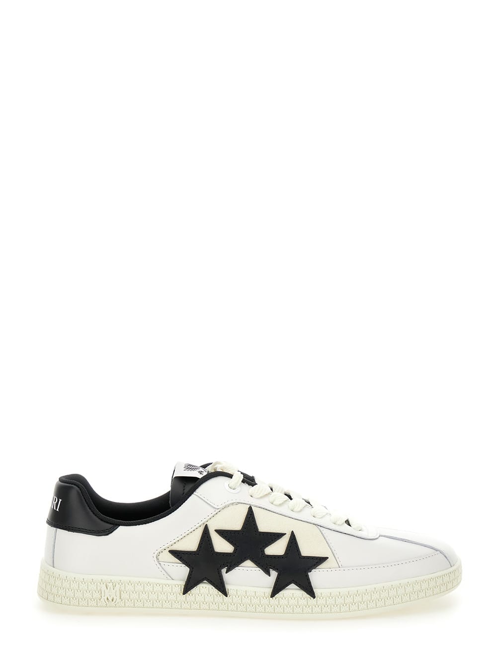 pacific Low Top Sneakers With Star Patch On The Side And Logo Patch On The Tongue In Leather Man