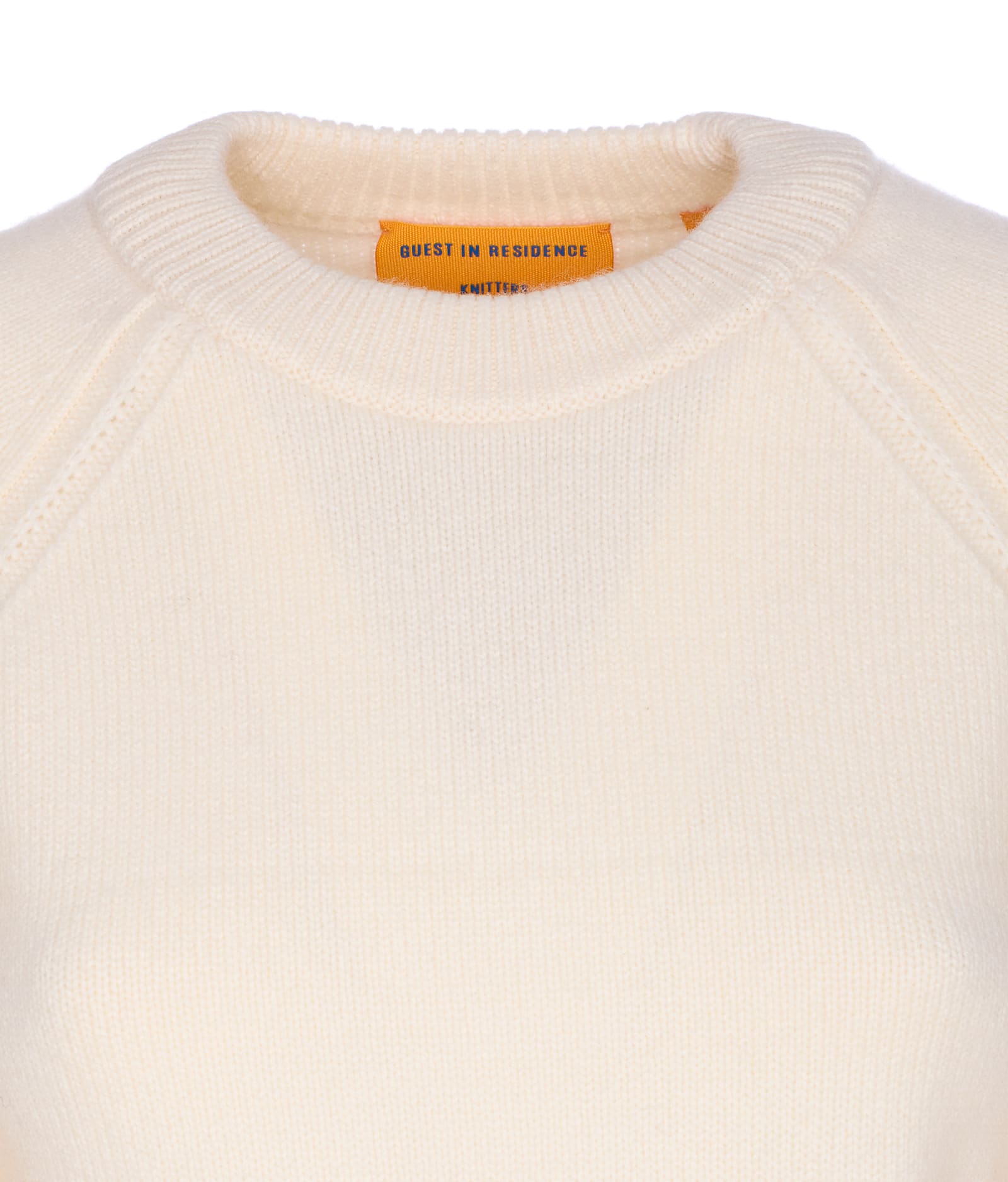 Guest In Residence Sculpted Sweater In White