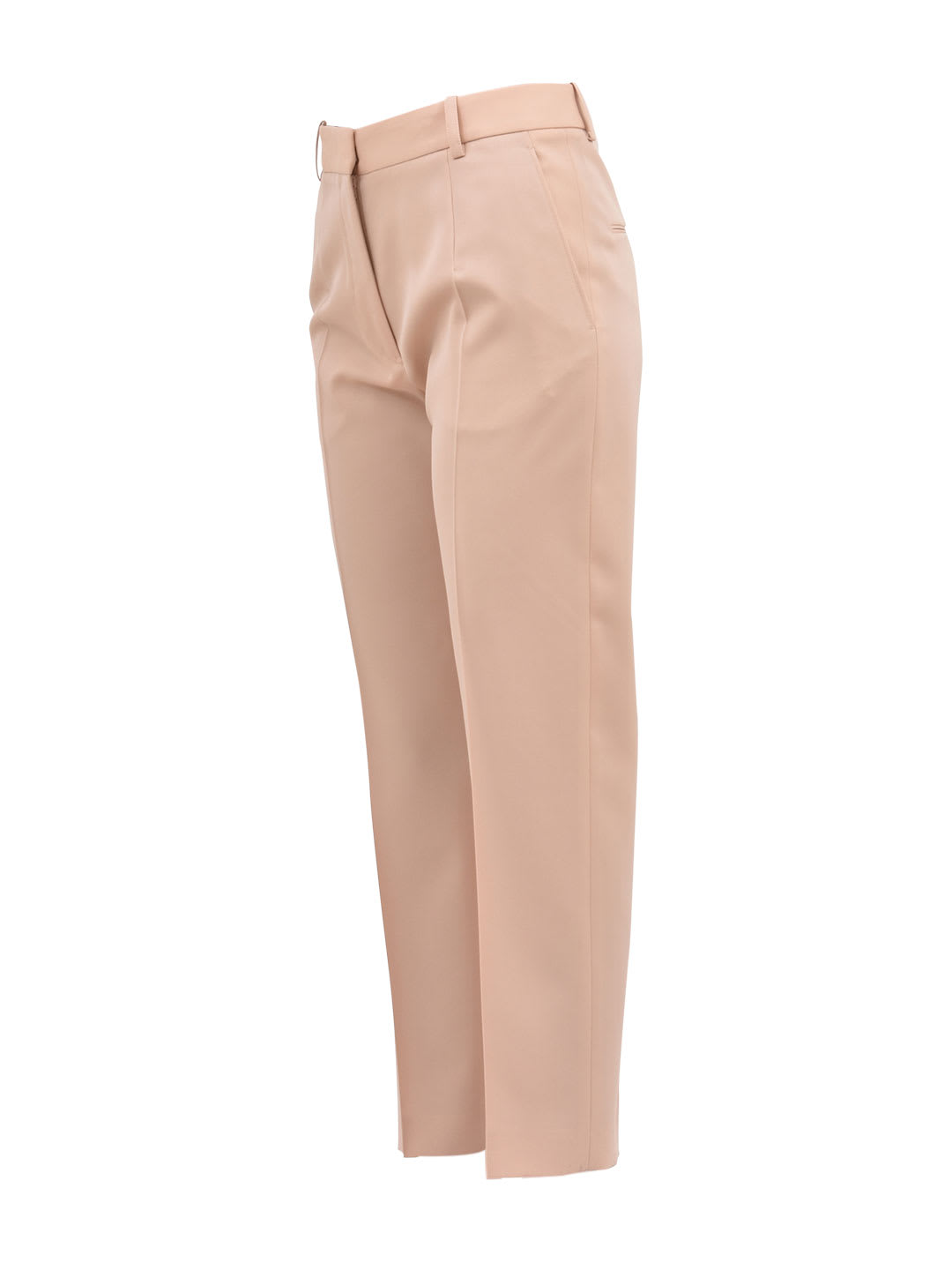 Shop Jil Sander Enea Fleece Wool Pants In Orange