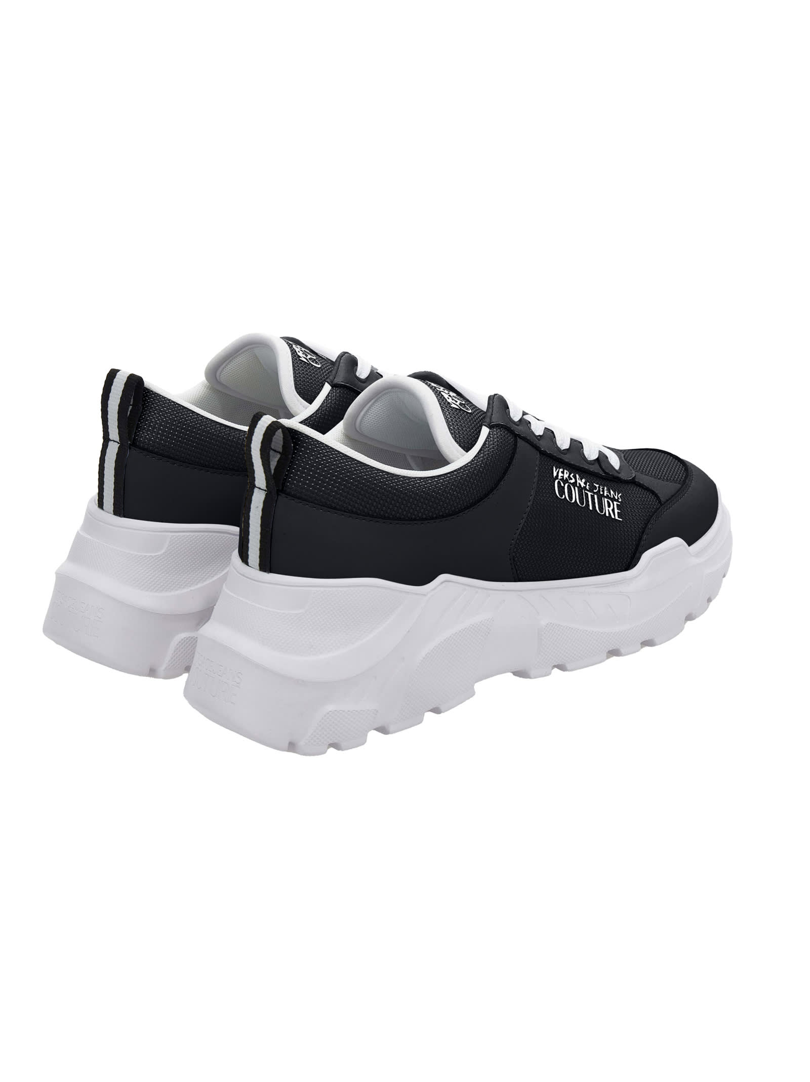 Versace Jeans Couture Sneakers In Black