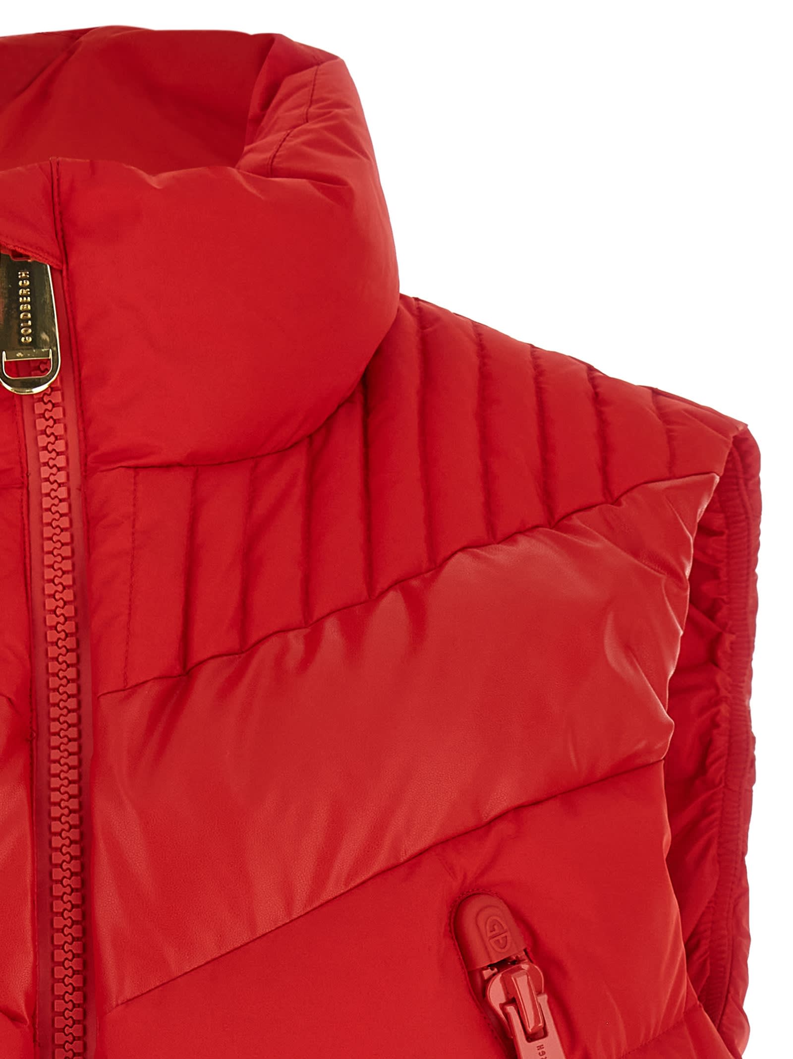 Goldbergh Sole Vest In Red