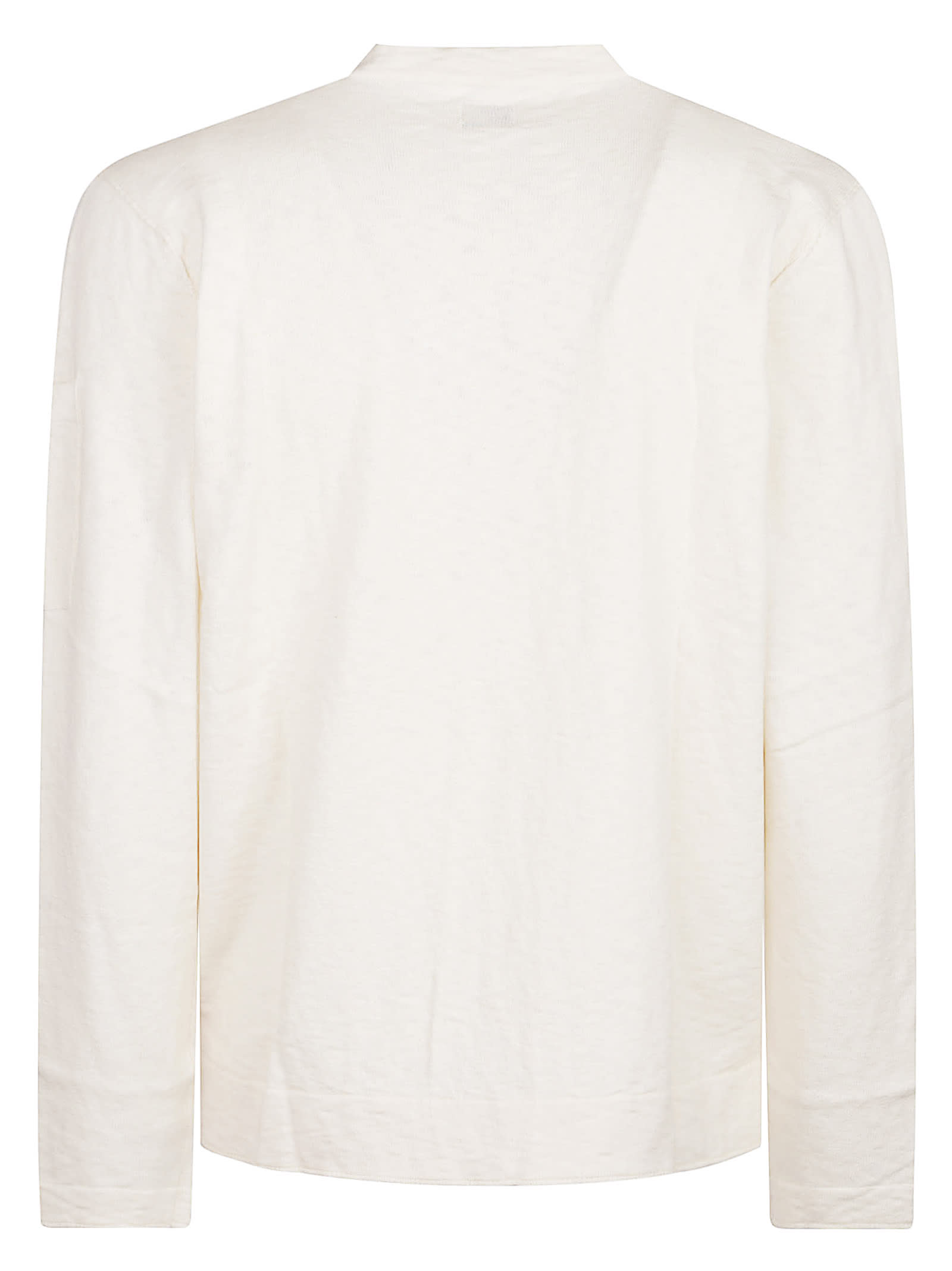 C.p. Company Lens Sweater In White