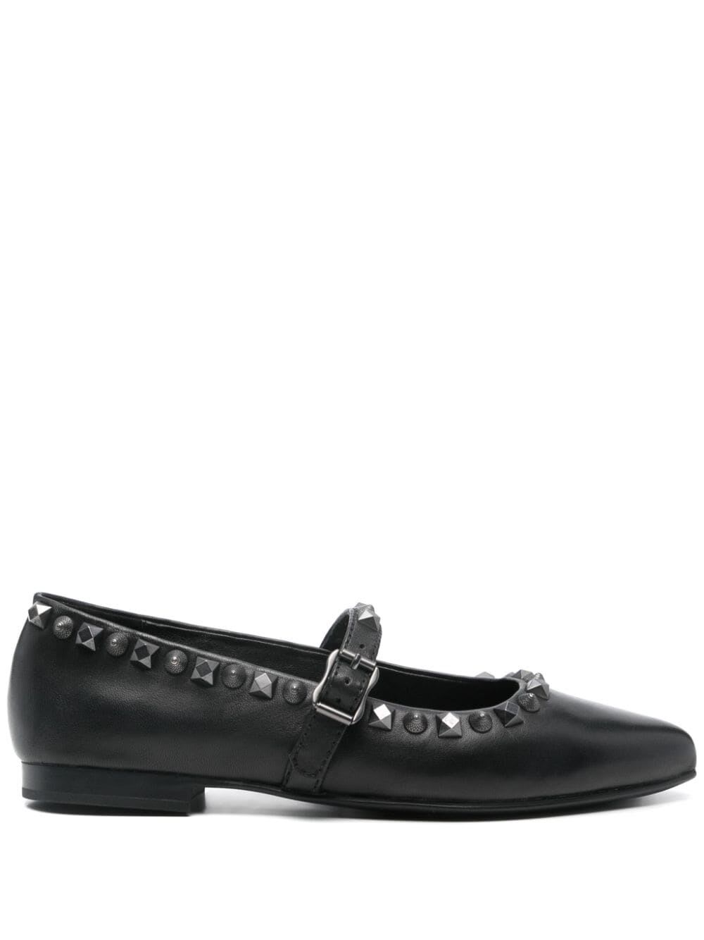 Ash Beatnik01 Ballet Shoes In Black