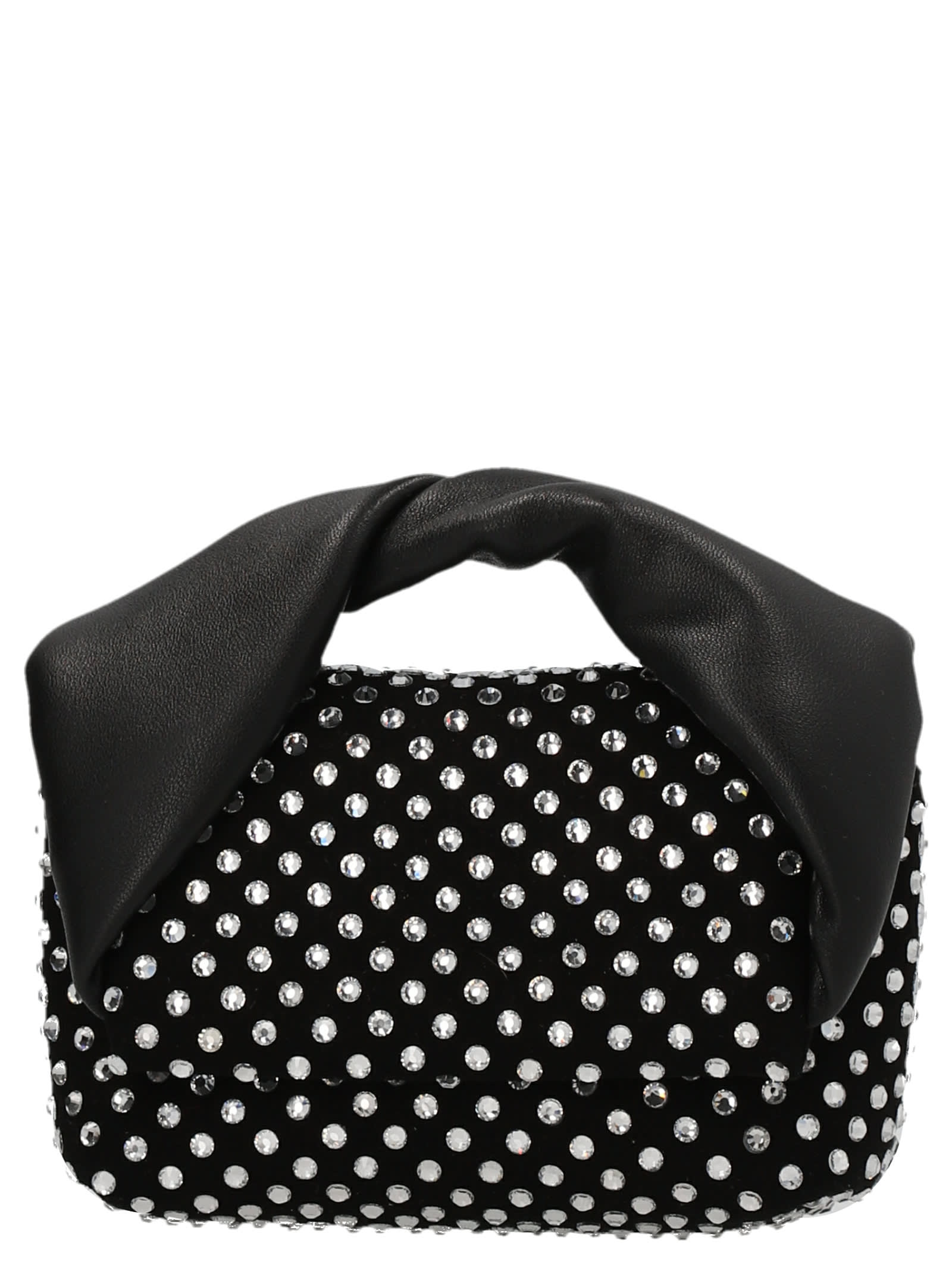 Shop Jw Anderson Twister Mini Handbag In Black