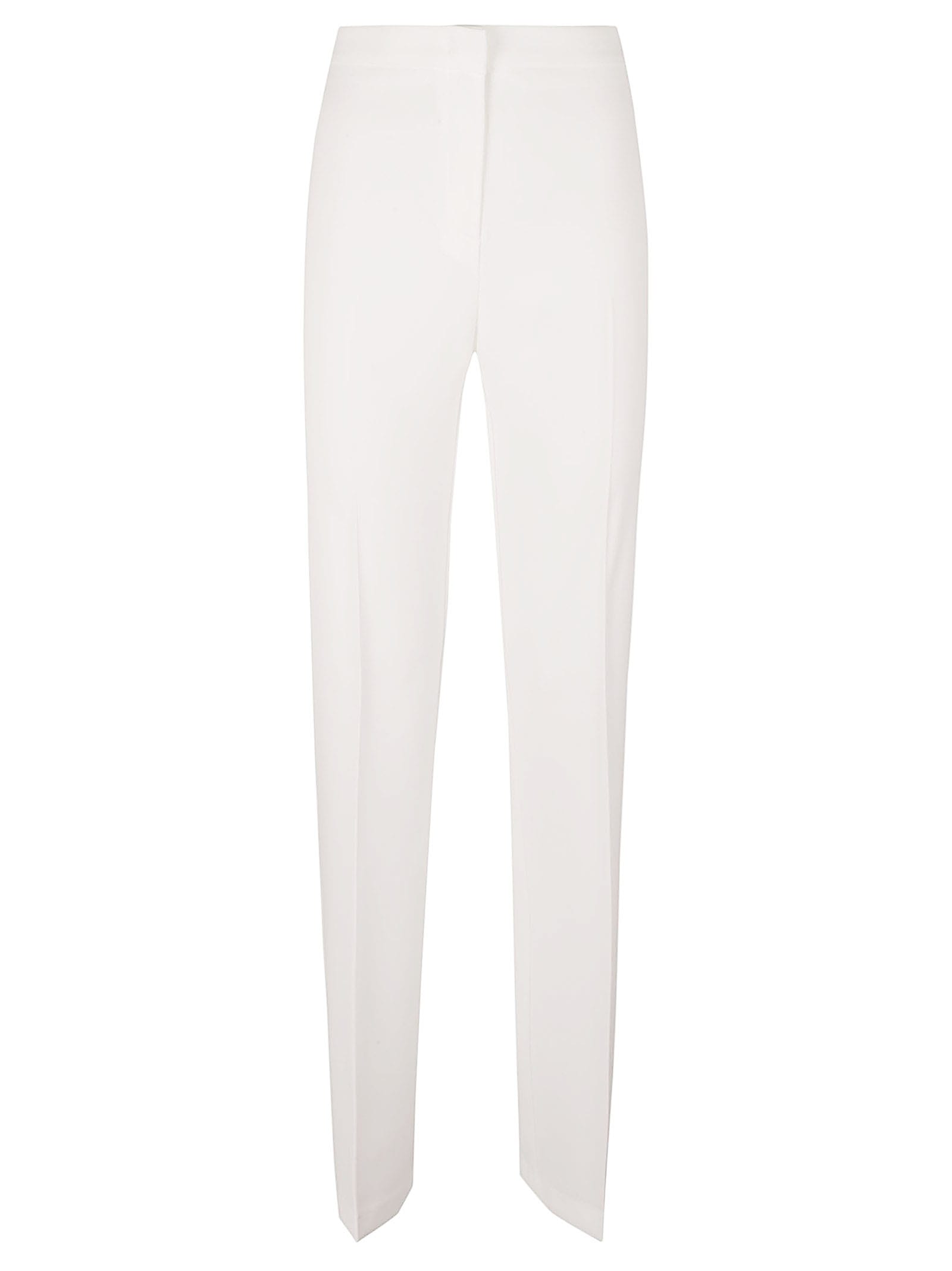 Pinko Concealed Fitted Trousers In White