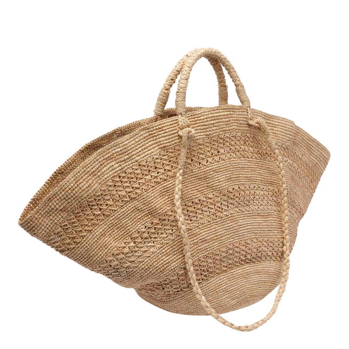 Shop Ibeliv Sol Handbag In Beige