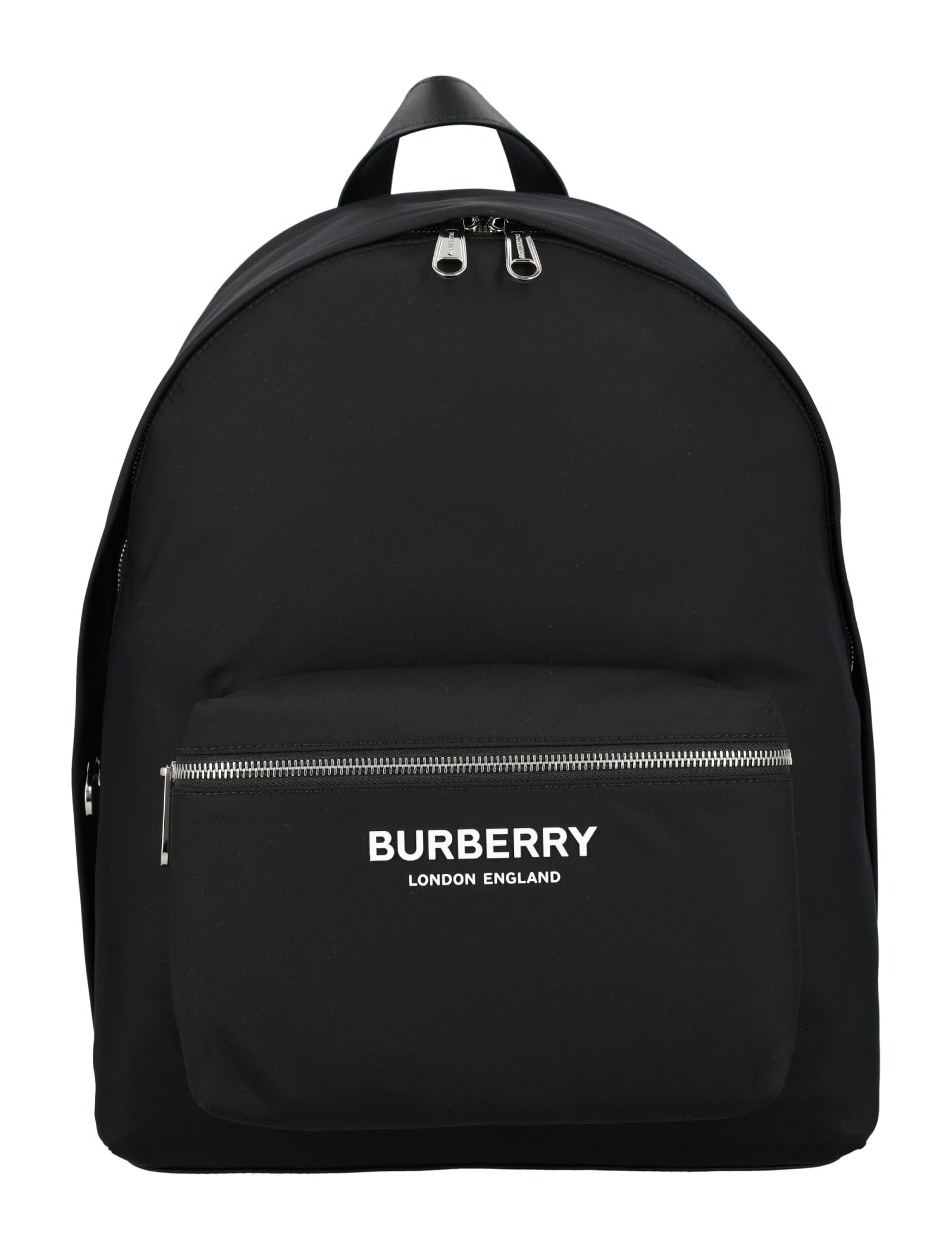 Burberry Nylon Backpack In Black