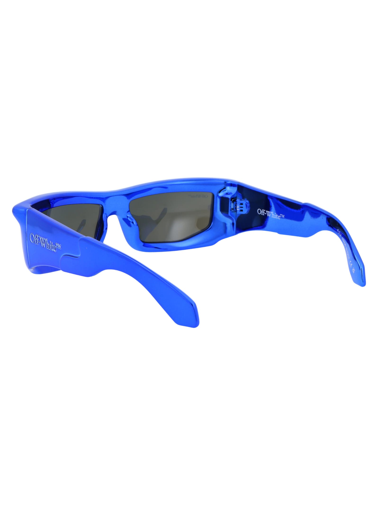 Shop Off-white Volcanite Sunglasses In 4545 Blue