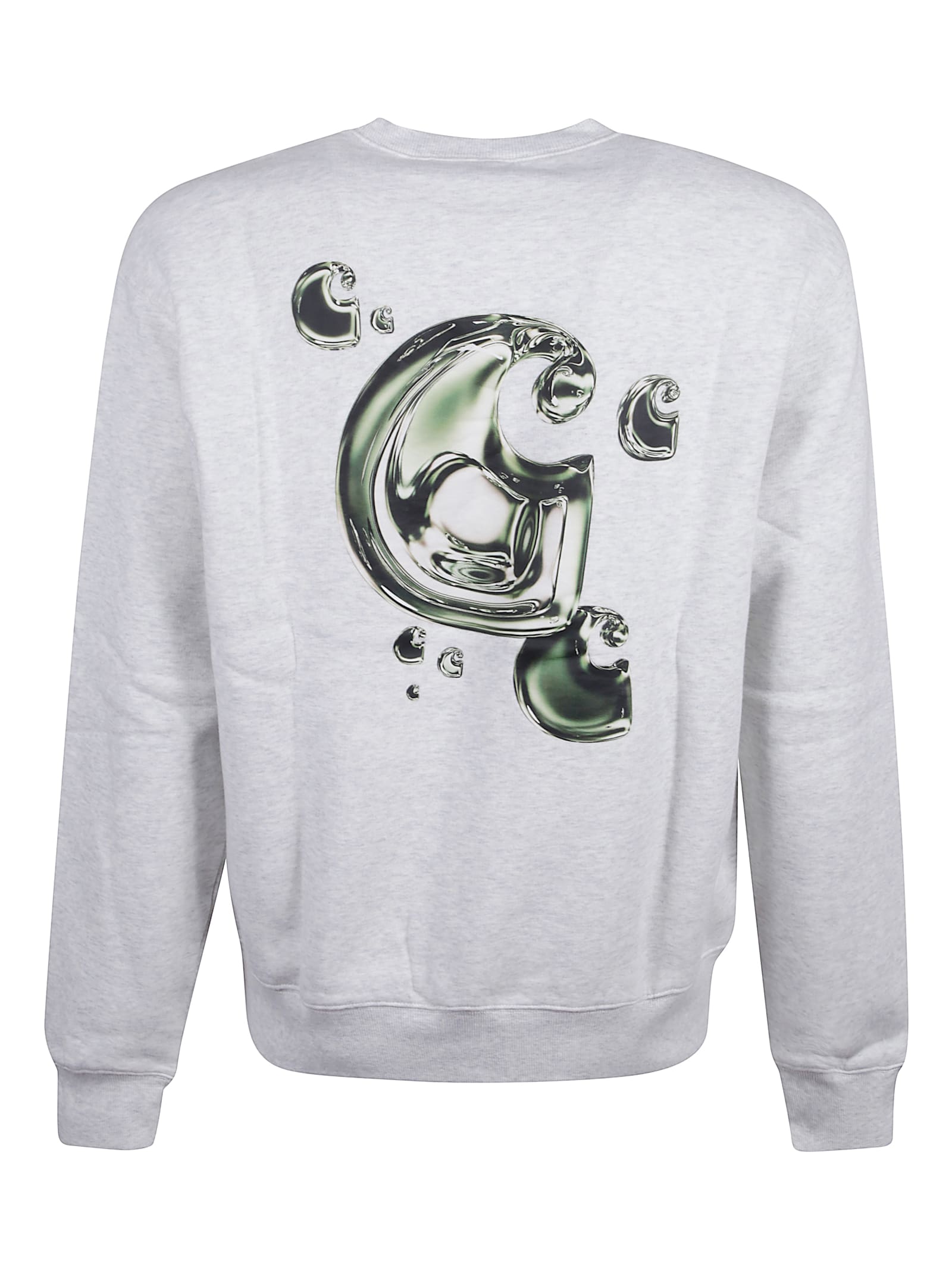 Carhartt Solar Chrome Sweatshirt In Gray