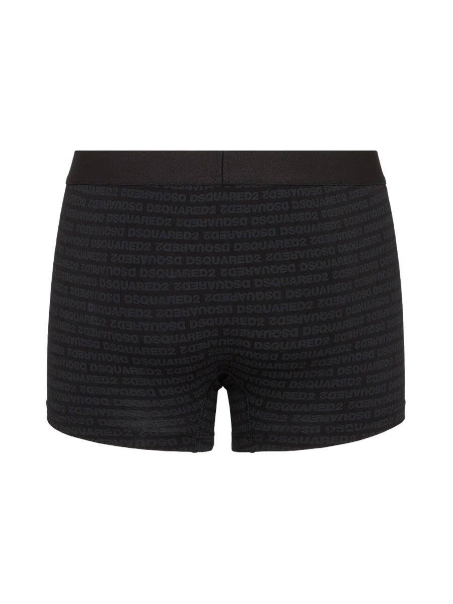 Dsquared2 Boxers With Logo In Black