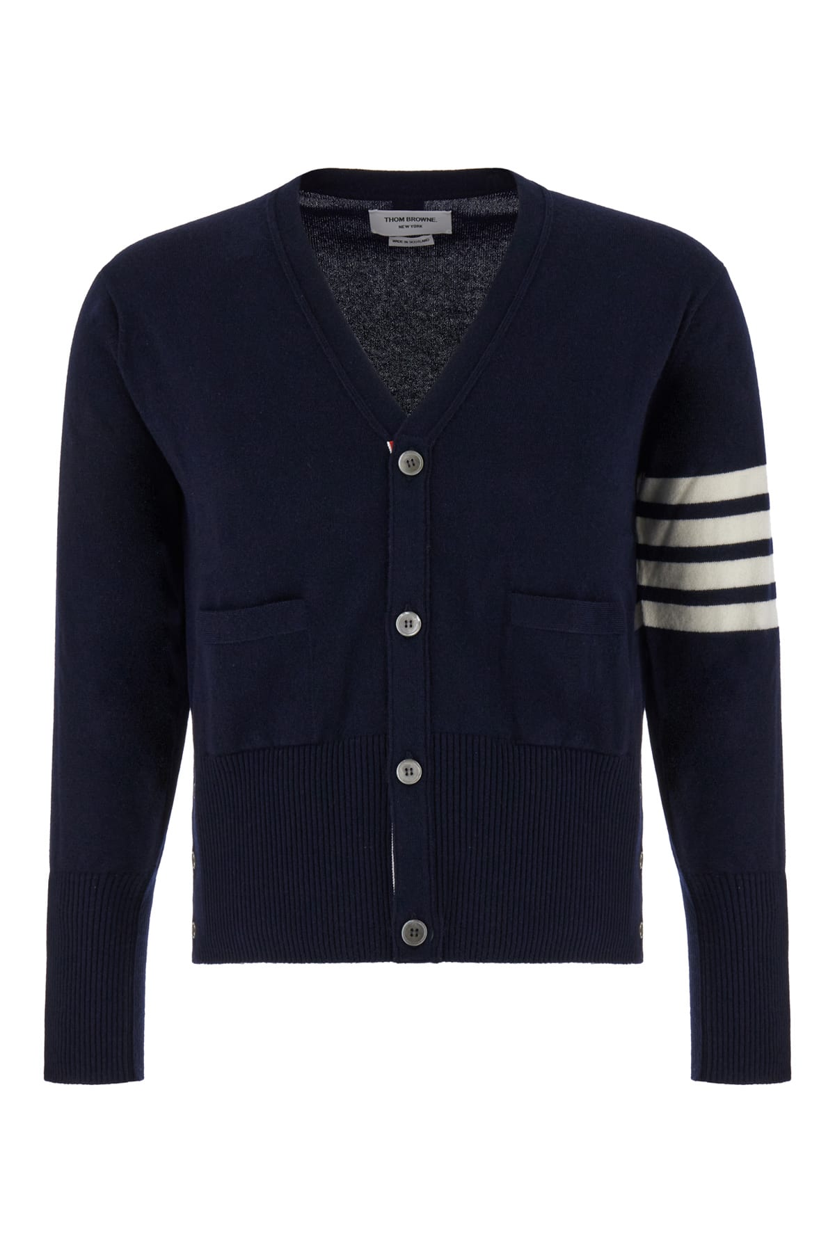 Thom Browne Midnight Blue Cashmere Cardigan