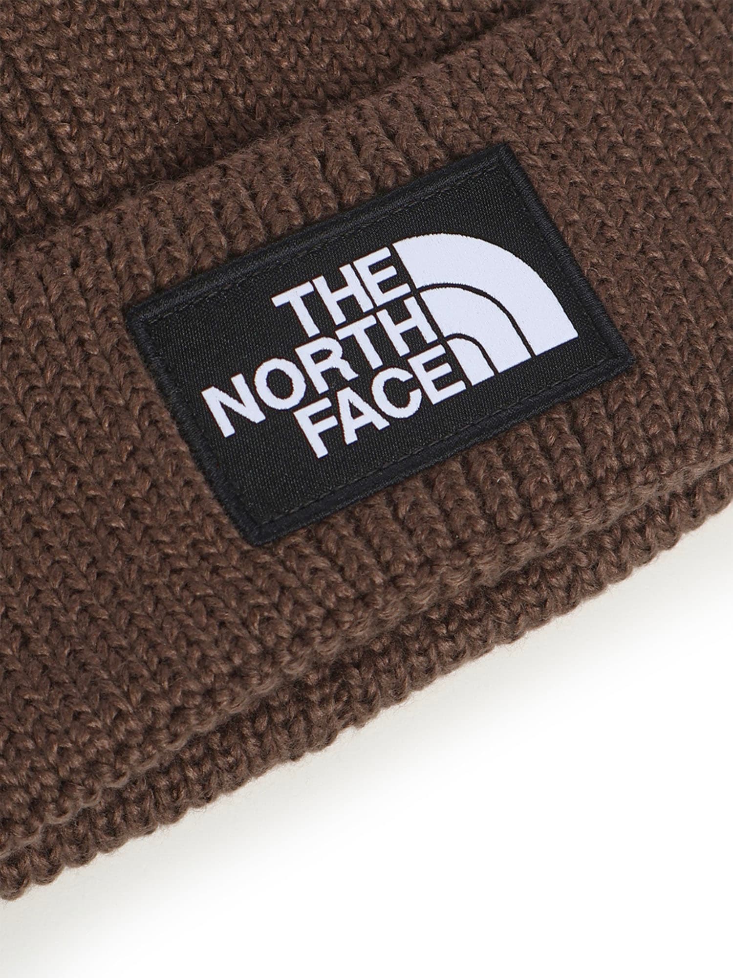 The North Face Logo Cap In Brown