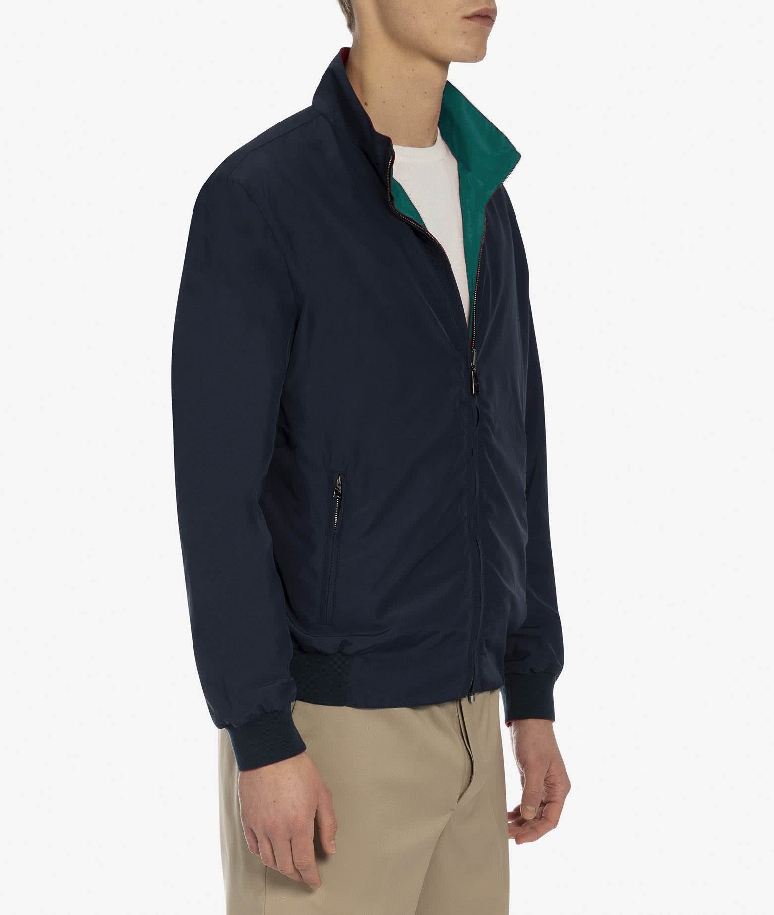 Shop Larusmiani Leeward Jacket Jacket In Teal