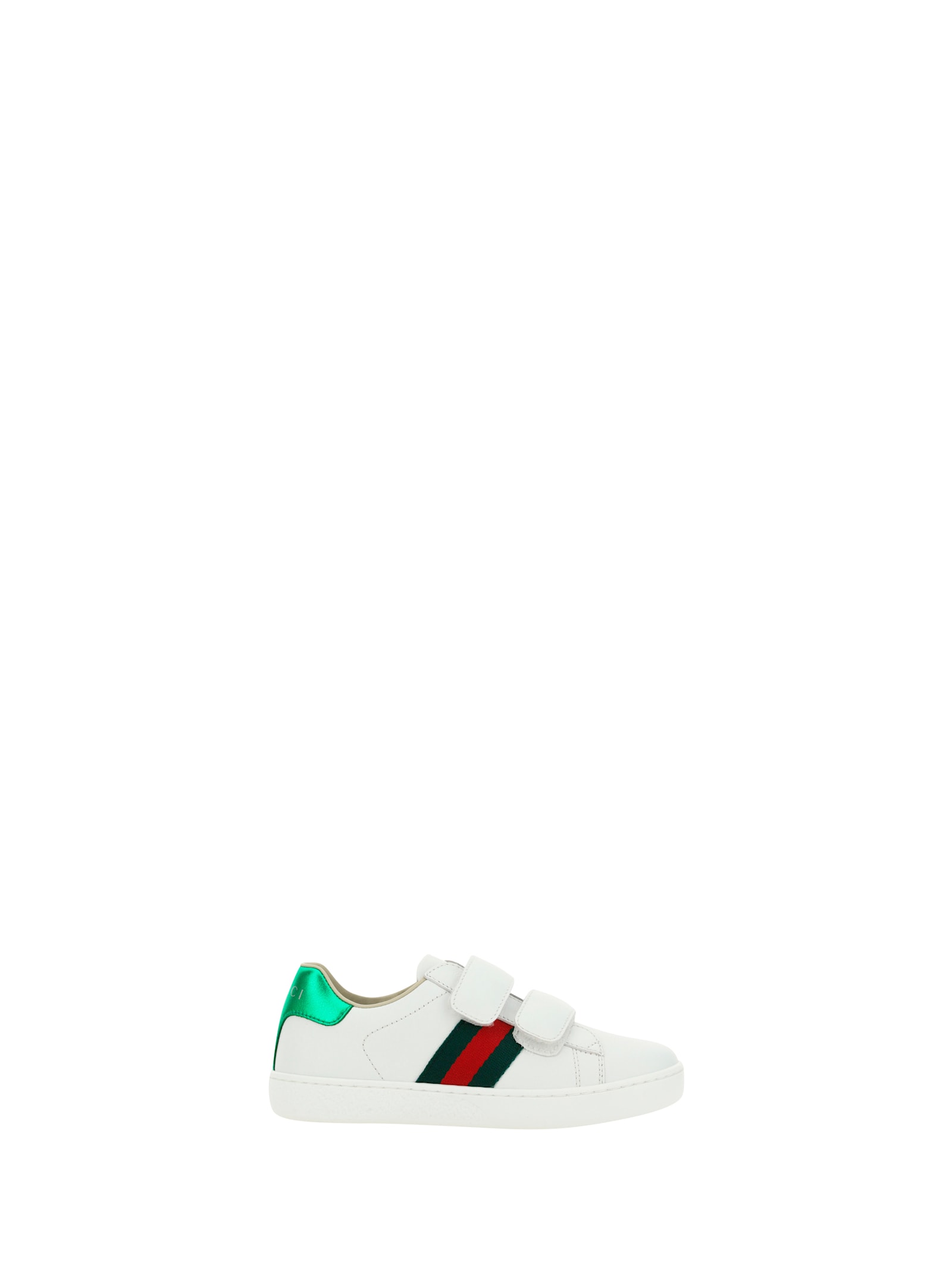 Gucci Ace Touch-strap Sneakers In White