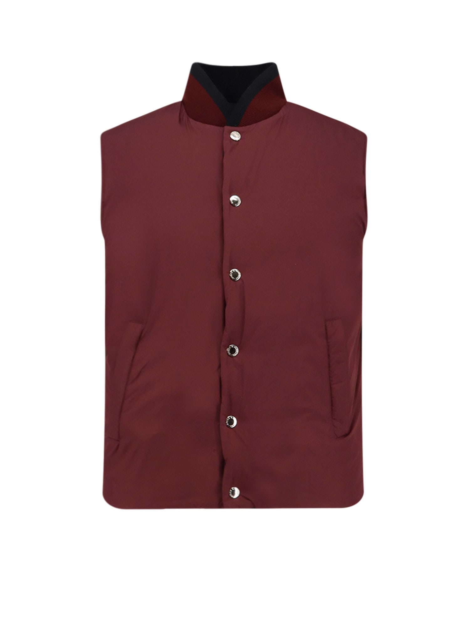 Dolce & Gabbana Men Sleeveless Jacket In Cotton And Viscose In Blue