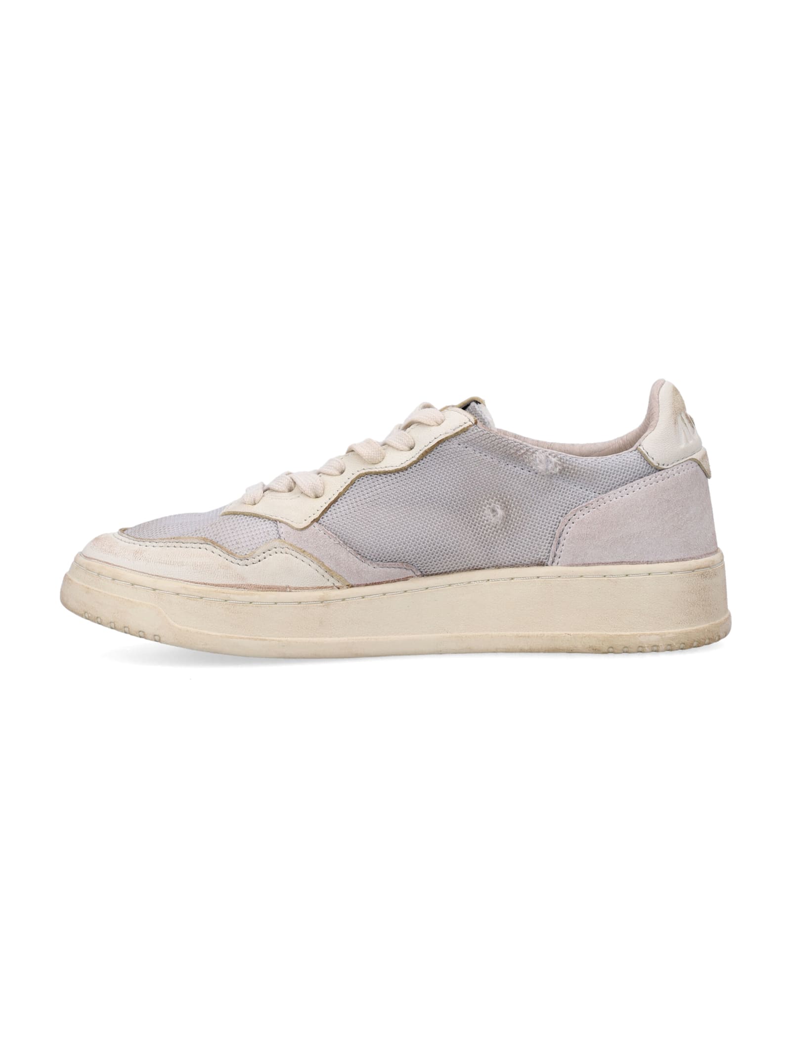 Autry Low Vint Sup Sneakers In Grey White