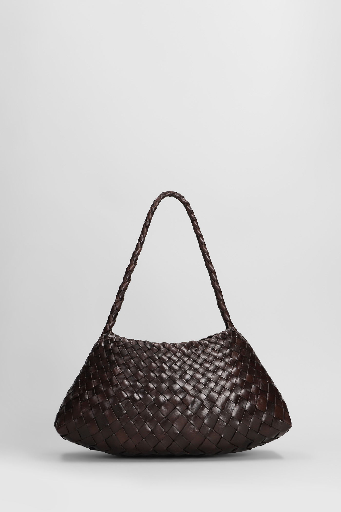 Rosanna Mini Hand Bag In Brown Leather