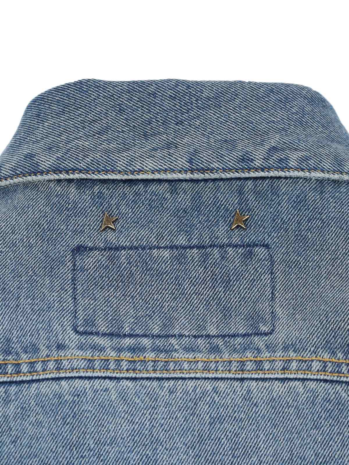 Golden Goose Denim Jacket In Blue