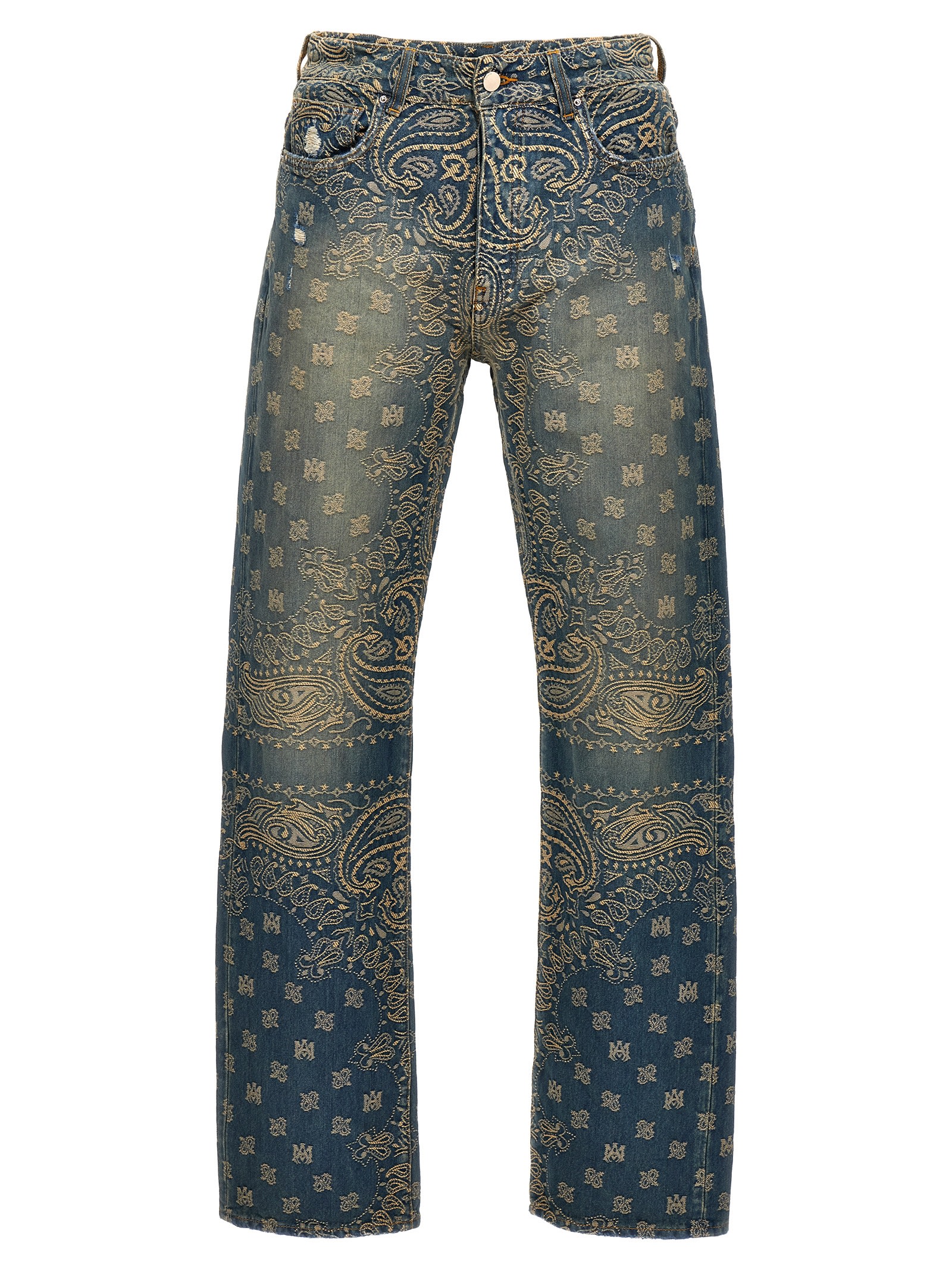 AMIRI bandana Jaquard Jeans