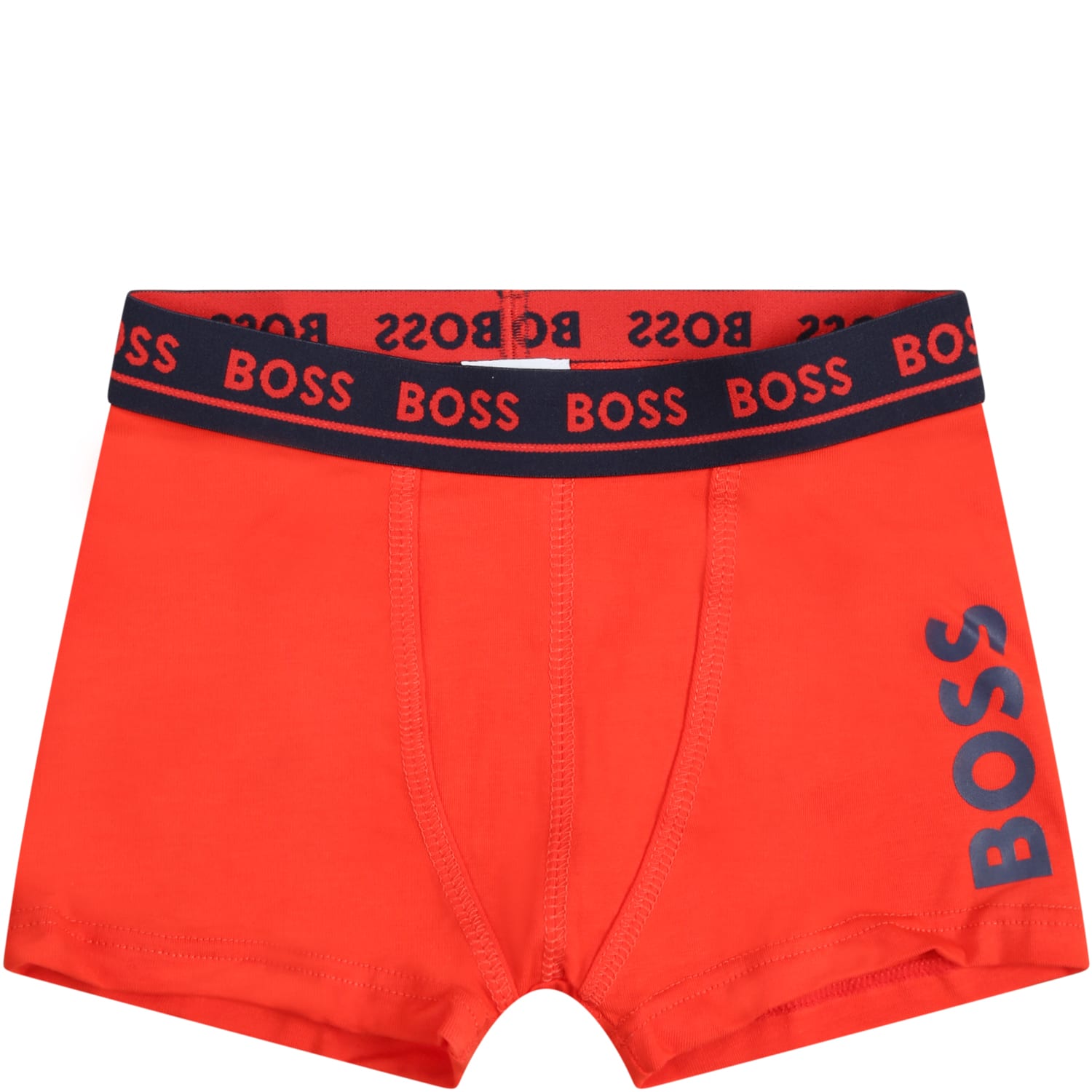 Shop Hugo Boss Multicolor Set For Boy With Logo In Red