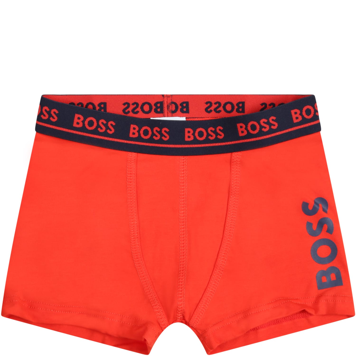 Hugo Boss Multicolor Set For Boy With Logo In Red