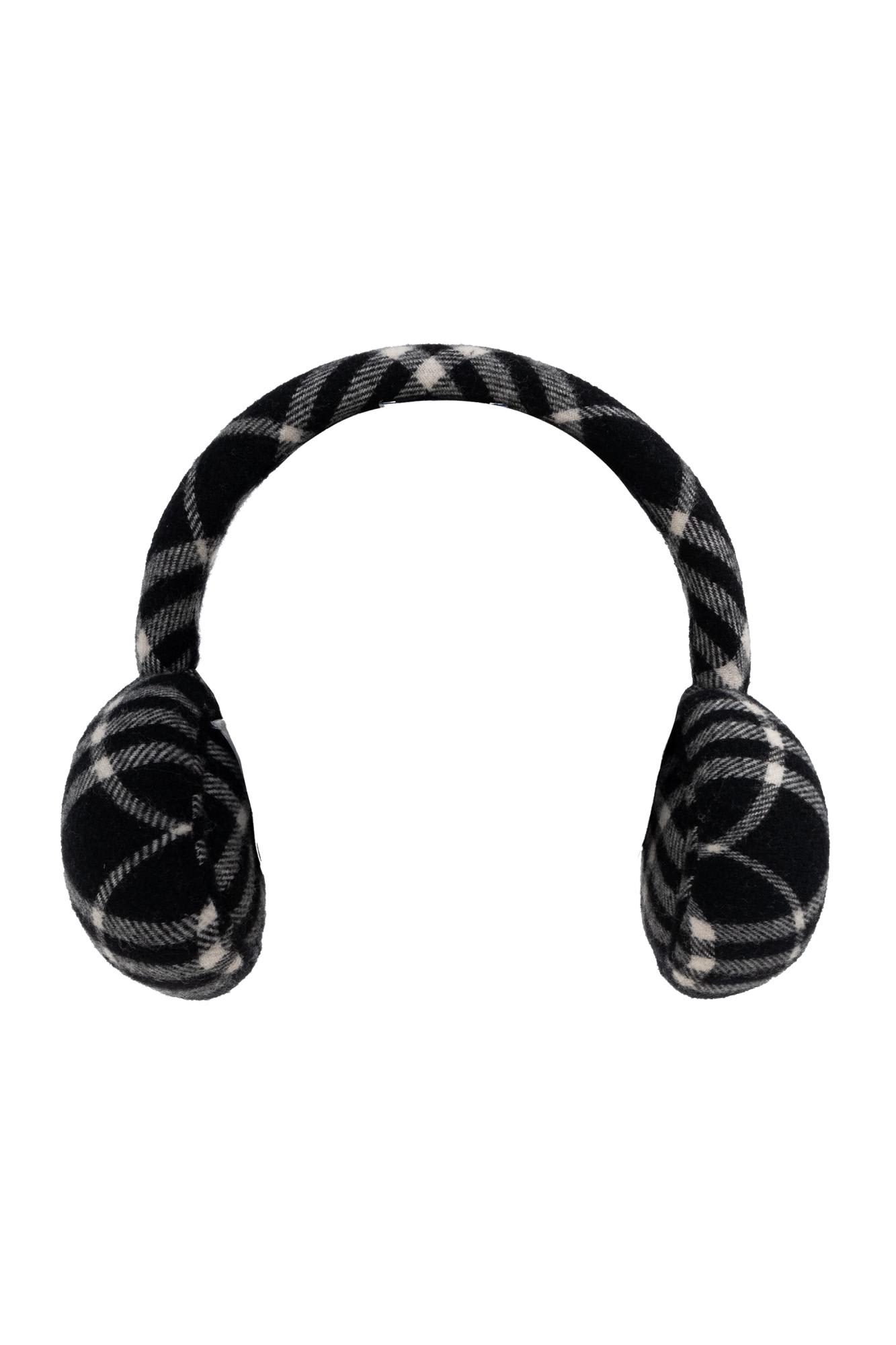 Burberry Wool Earmuffs In Multi