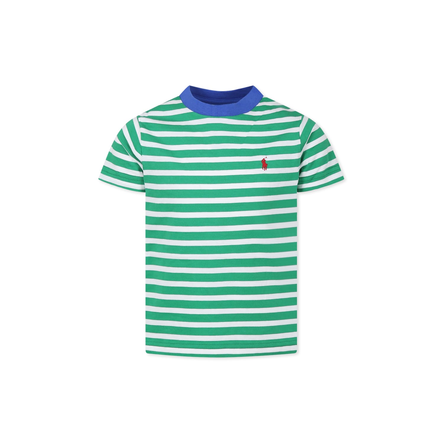 Ralph Lauren Multicolor T-shirt For Boy With Horse